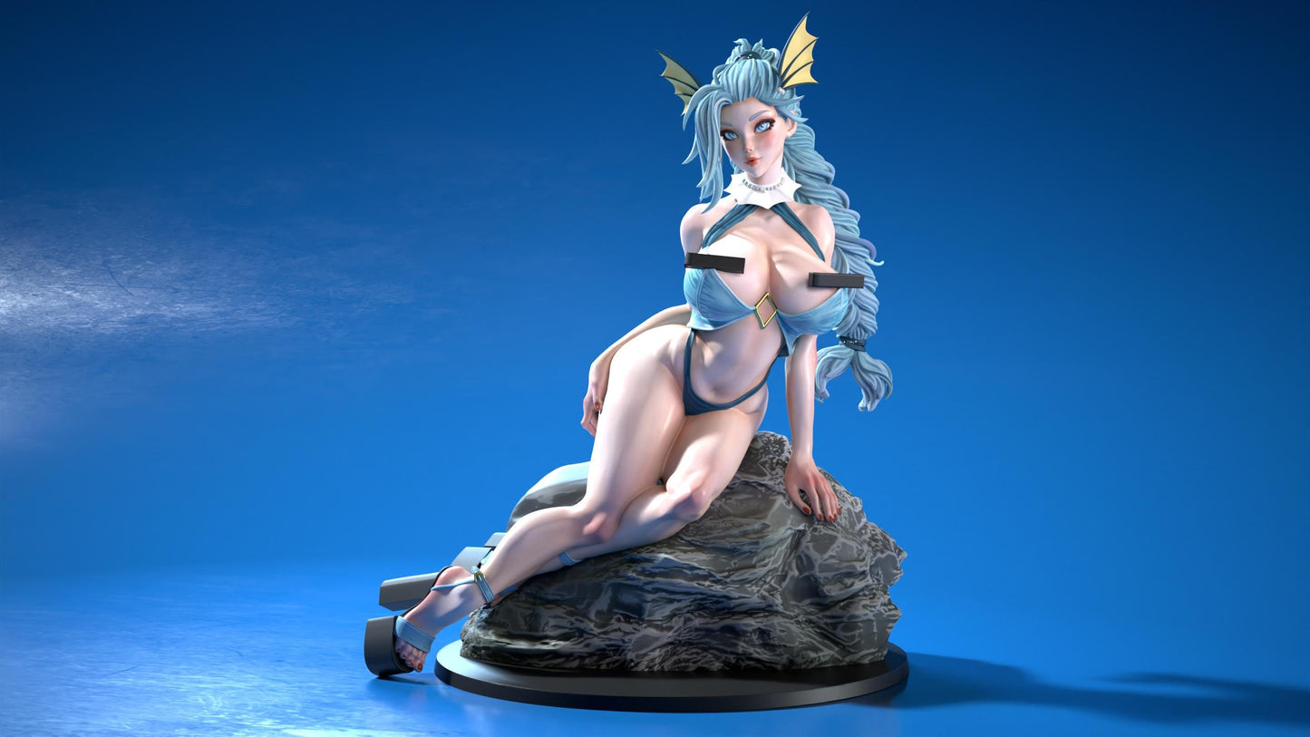 Waifumon Vapiry Figure - 160mm - Standard and NSFW Variations - Resin Printed - Siryll Art