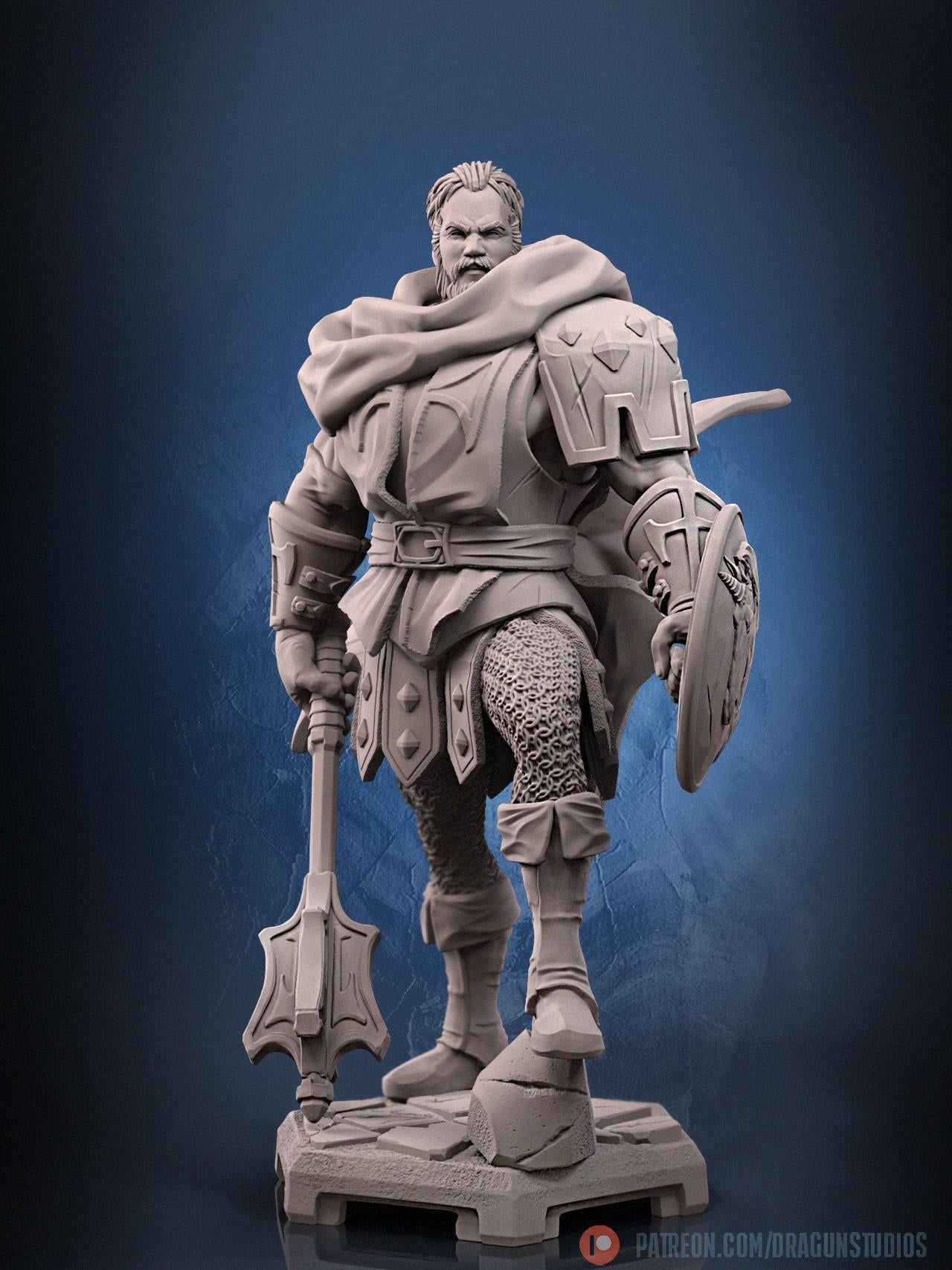 Greldon Miniature - DraGun Studios - 28mm / 32mm / 36mm / 75mm