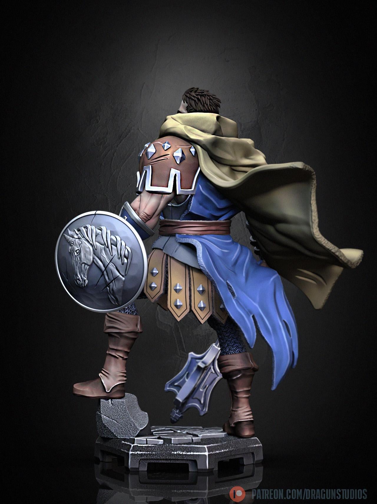 Greldon Miniature - DraGun Studios - 28mm / 32mm / 36mm / 75mm