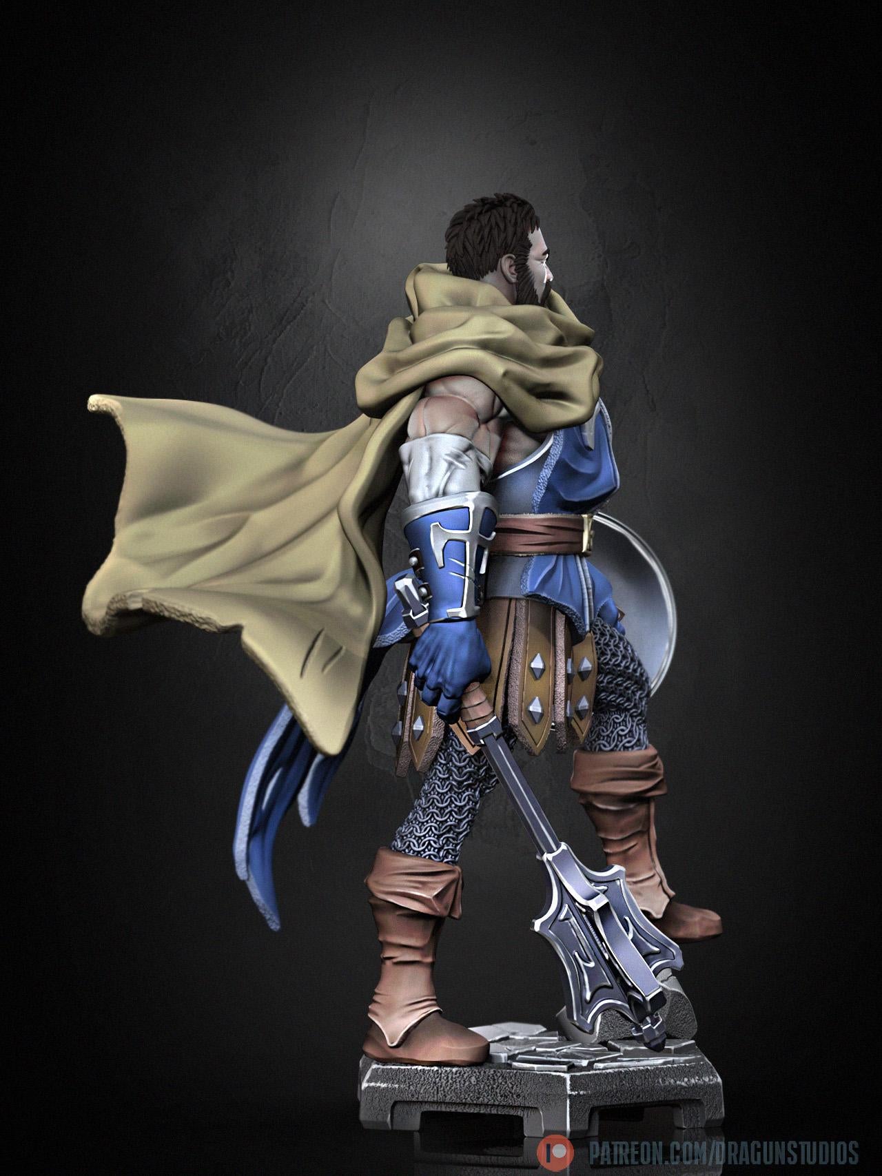 Greldon Miniature - DraGun Studios - 28mm / 32mm / 36mm / 75mm