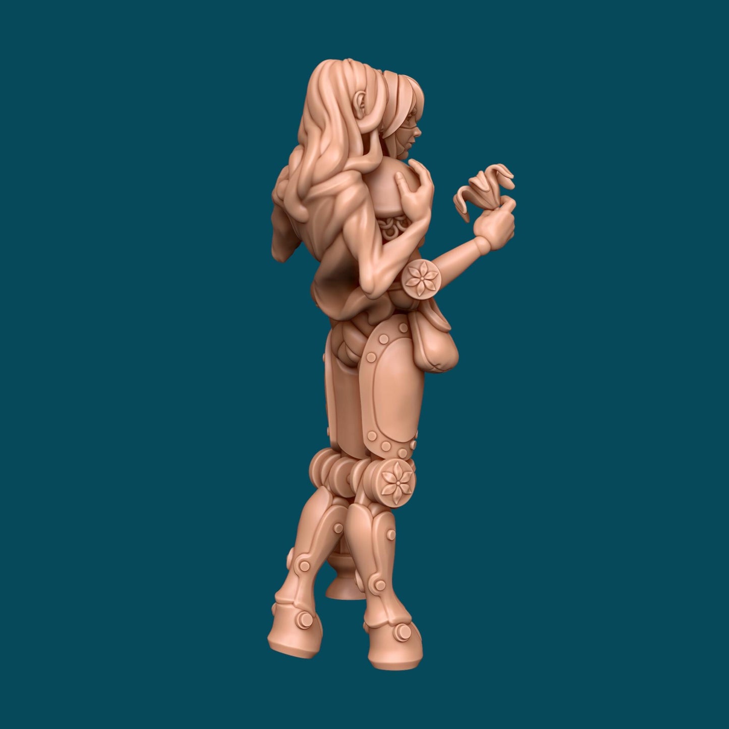 Magpie, Mechanical Girl Miniature - 28mm / 32mm / 36mm - Awkward Penguin’s Minis