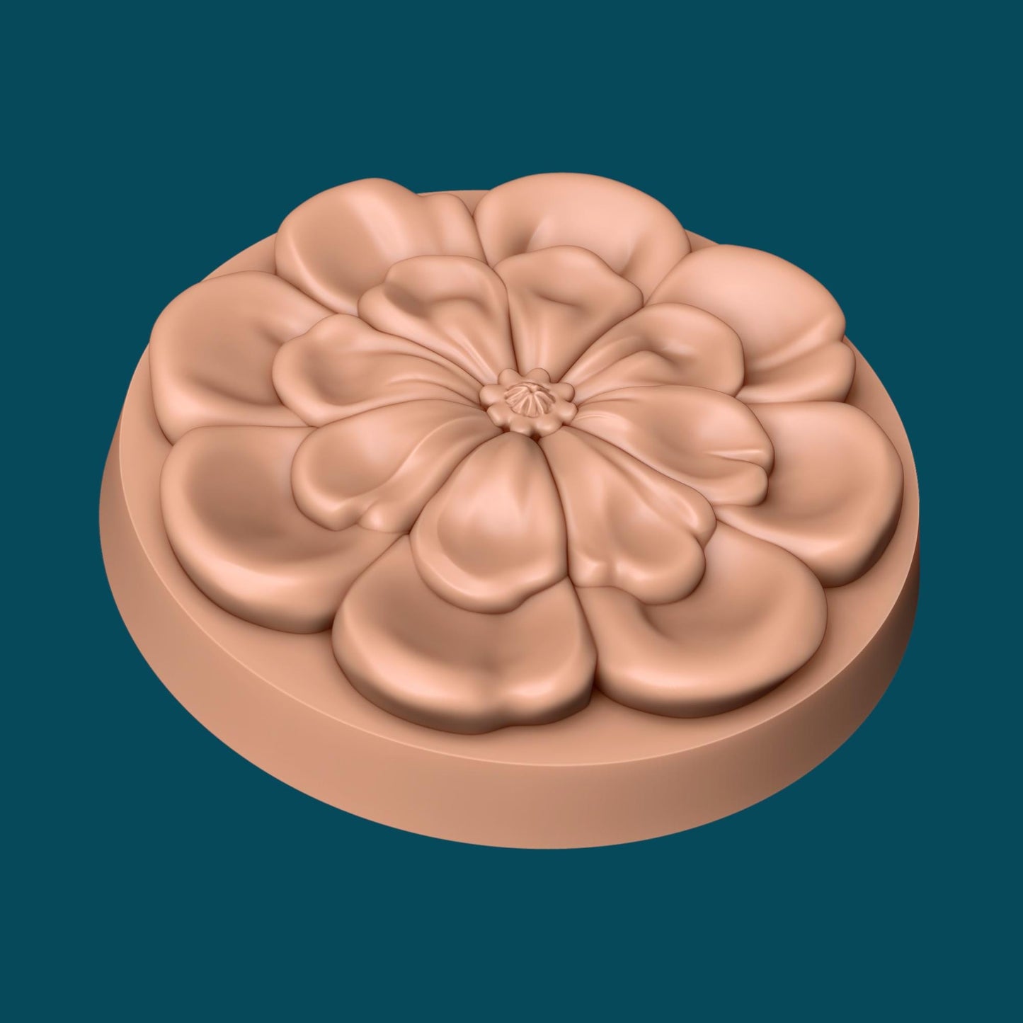 Flower Miniature Base - 25mm / 32mm / 36mm - Awkward Penguin's Minis