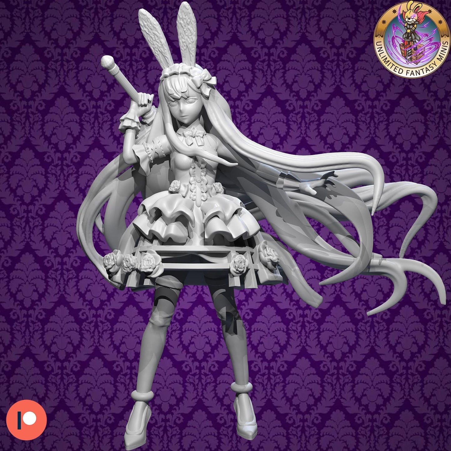 White Rabbit Miniature - Unlimited Fantasy Minis - 28mm / 32mm / 36mm