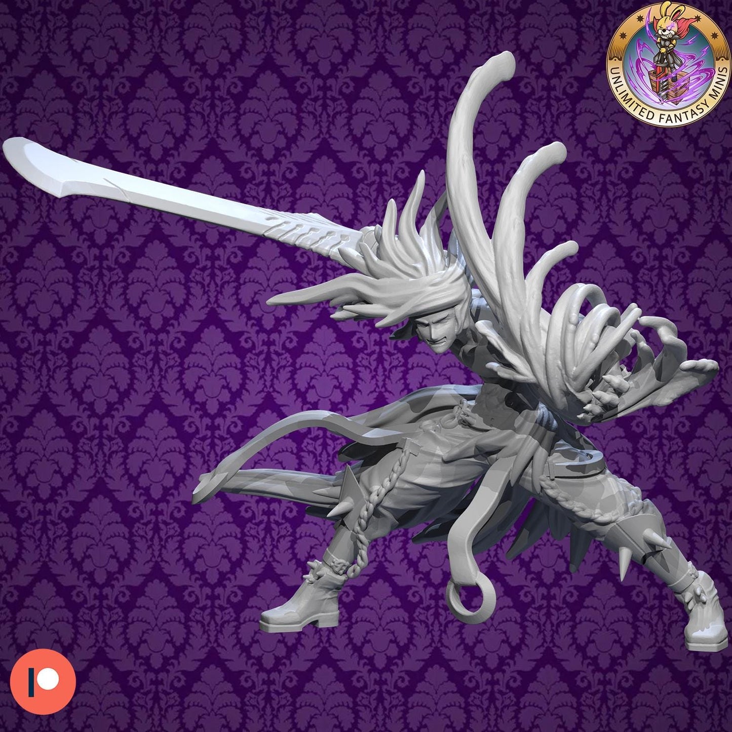 Blood Evil Miniature - Unlimited Fantasy Minis - 28mm / 32mm / 36mm