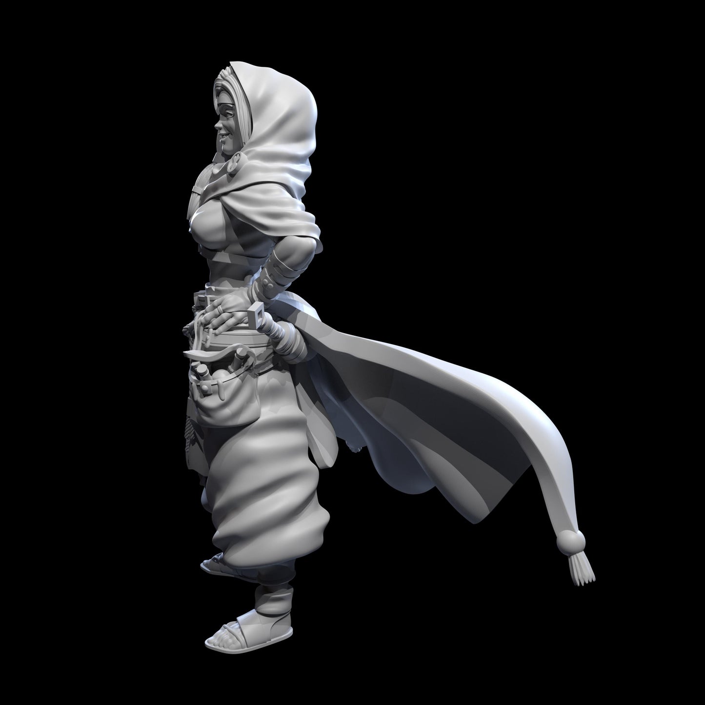 Layla Zephris Miniature - 28mm / 32mm / 36mm - Lily's Minis - Resin Printed Miniature