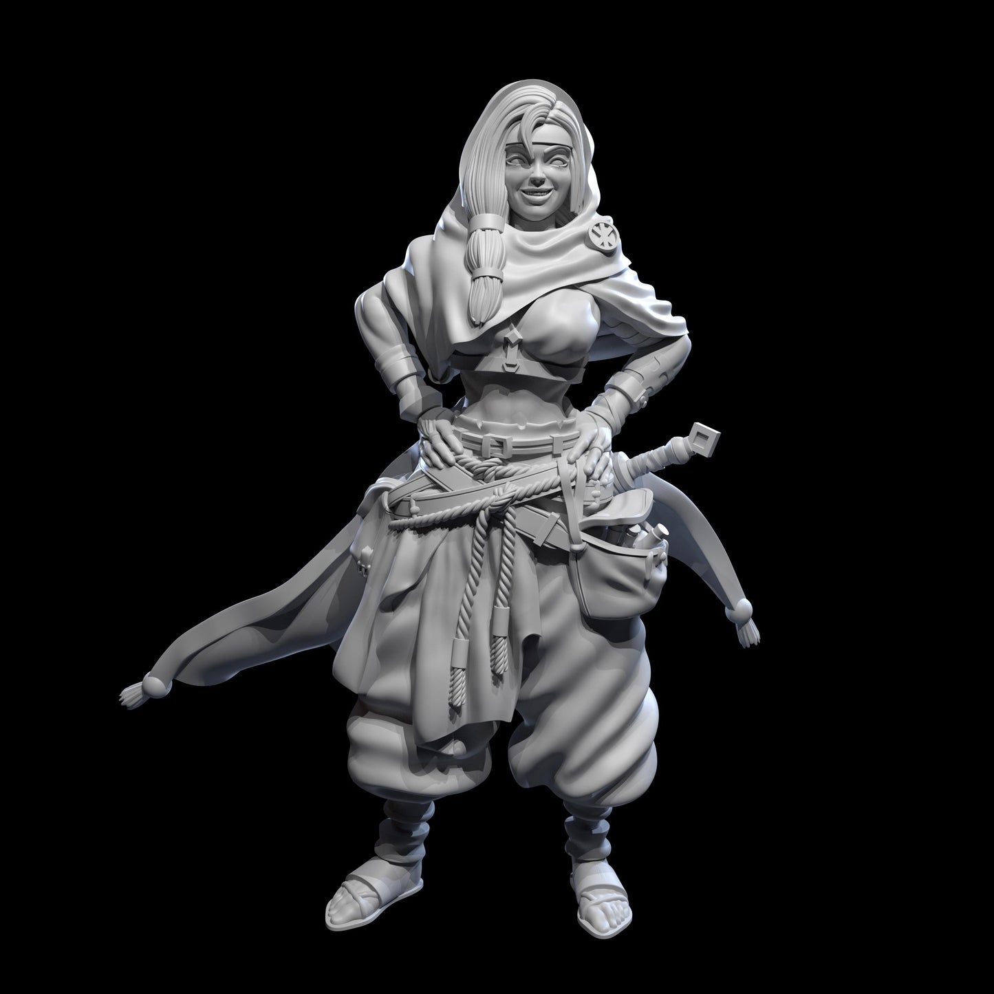 Layla Zephris Miniature - 28mm / 32mm / 36mm - Lily's Minis - Resin Printed Miniature