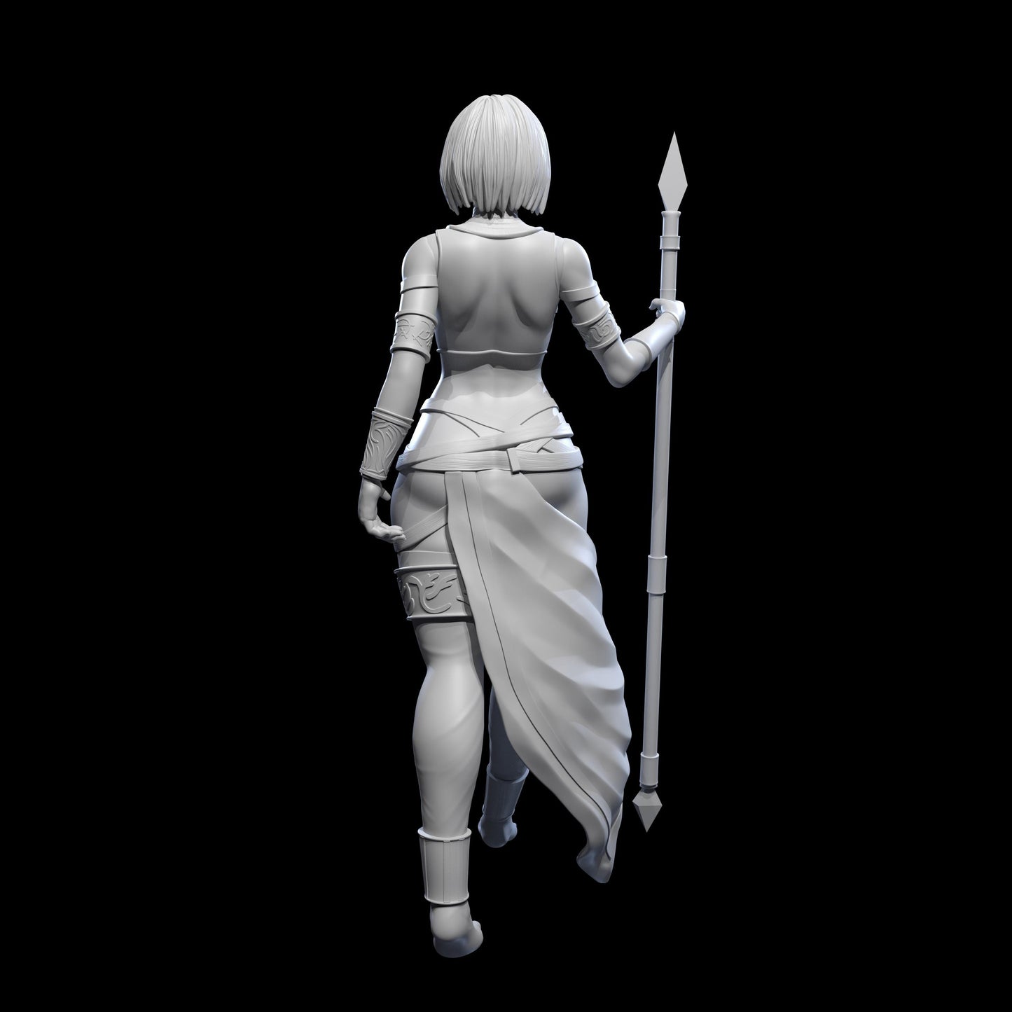 Tahira Stormborn Miniature - 28mm / 32mm / 36mm - Standard & NSFW Variations - Lily's Minis - Resin Printed Miniature