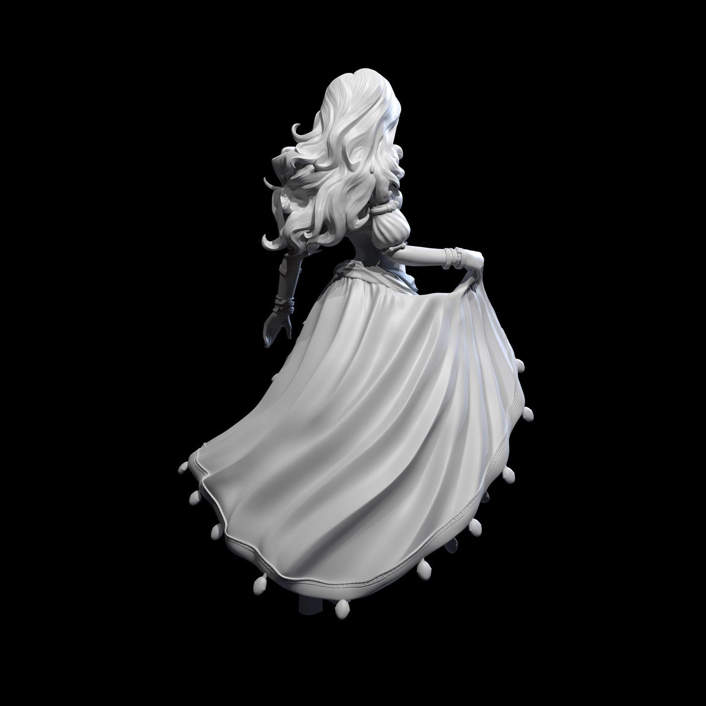 Yasmin Sunflare Miniature - 28mm / 32mm / 36mm - Standard & NSFW Variations - Lily's Minis - Resin Printed Miniature