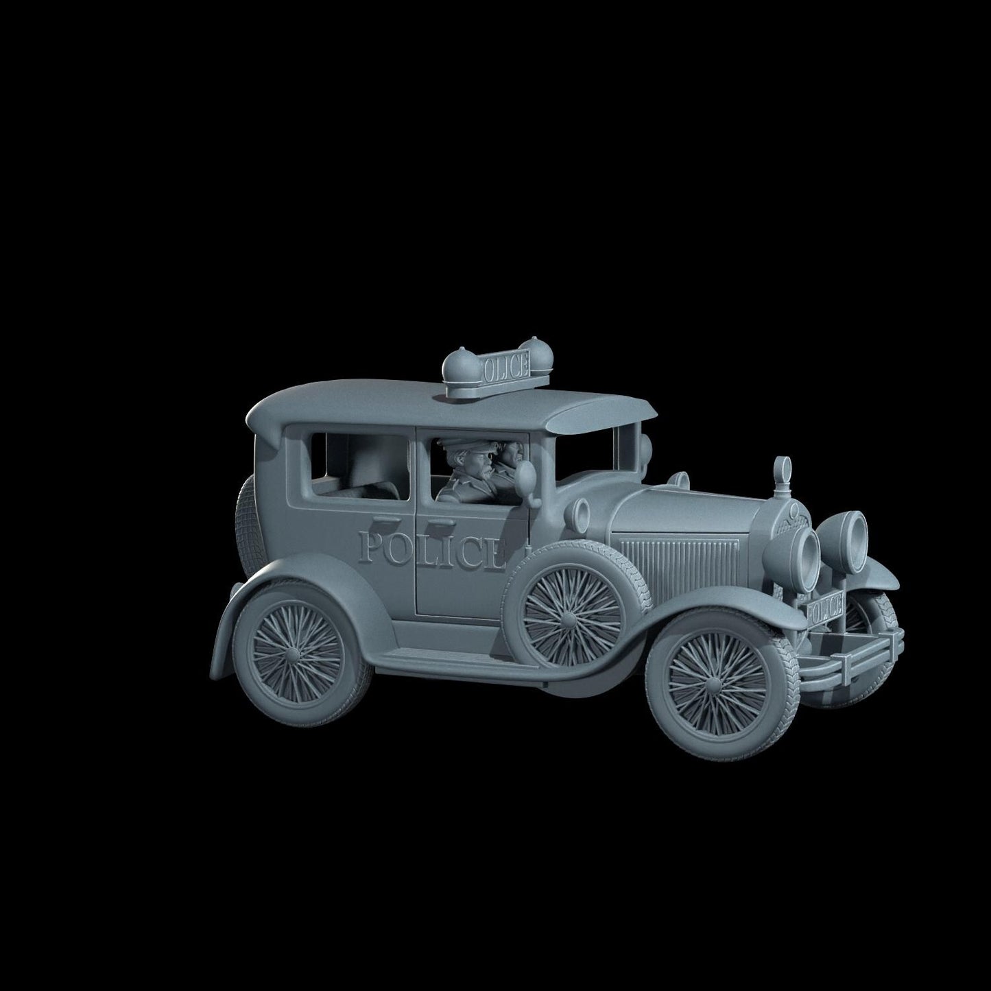 Fjord Police Vehicle Miniature - 28mm / 32mm / 36mm - Civilian & Police Variations - Cosmondo