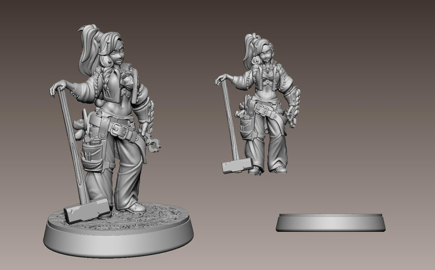Miss Forge Miniature - LPOMC - 28mm / 32mm / 36mm / 75mm