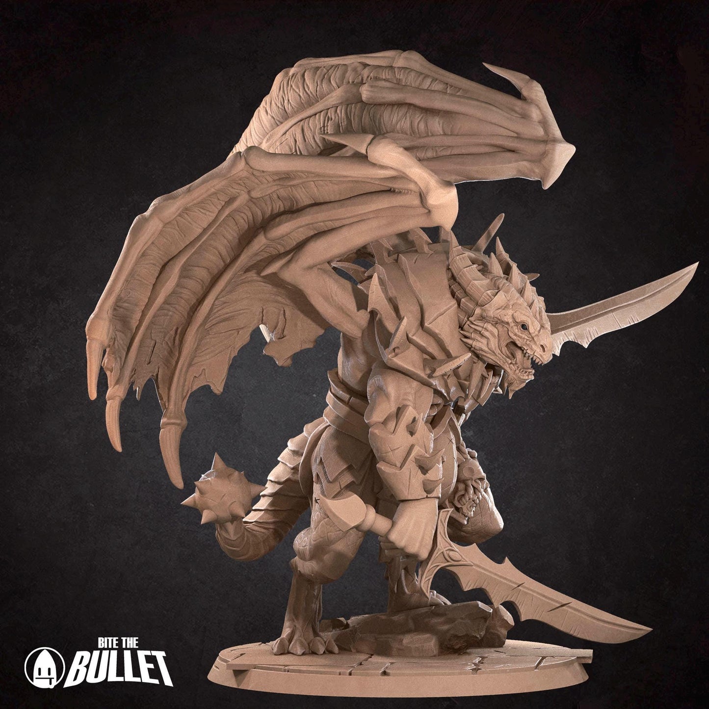 Draconian Dreadnought Miniature - Bite the Bullet - 28mm / 32mm / 36mm