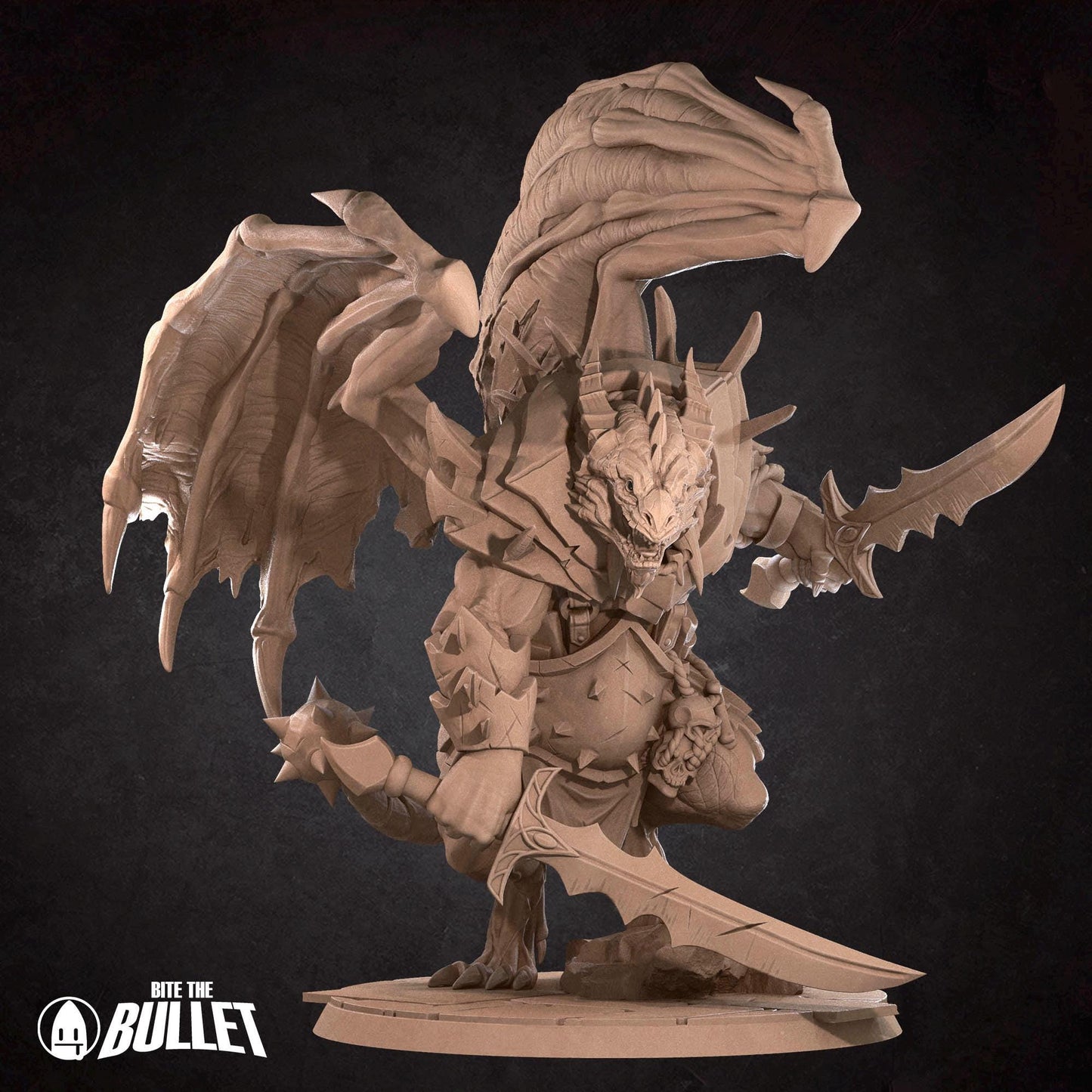 Draconian Dreadnought Miniature - Bite the Bullet - 28mm / 32mm / 36mm