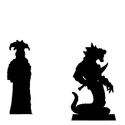 Yuan-ti Miniature (2 Variations) - Bite the Bullet - 28mm / 32mm / 36mm