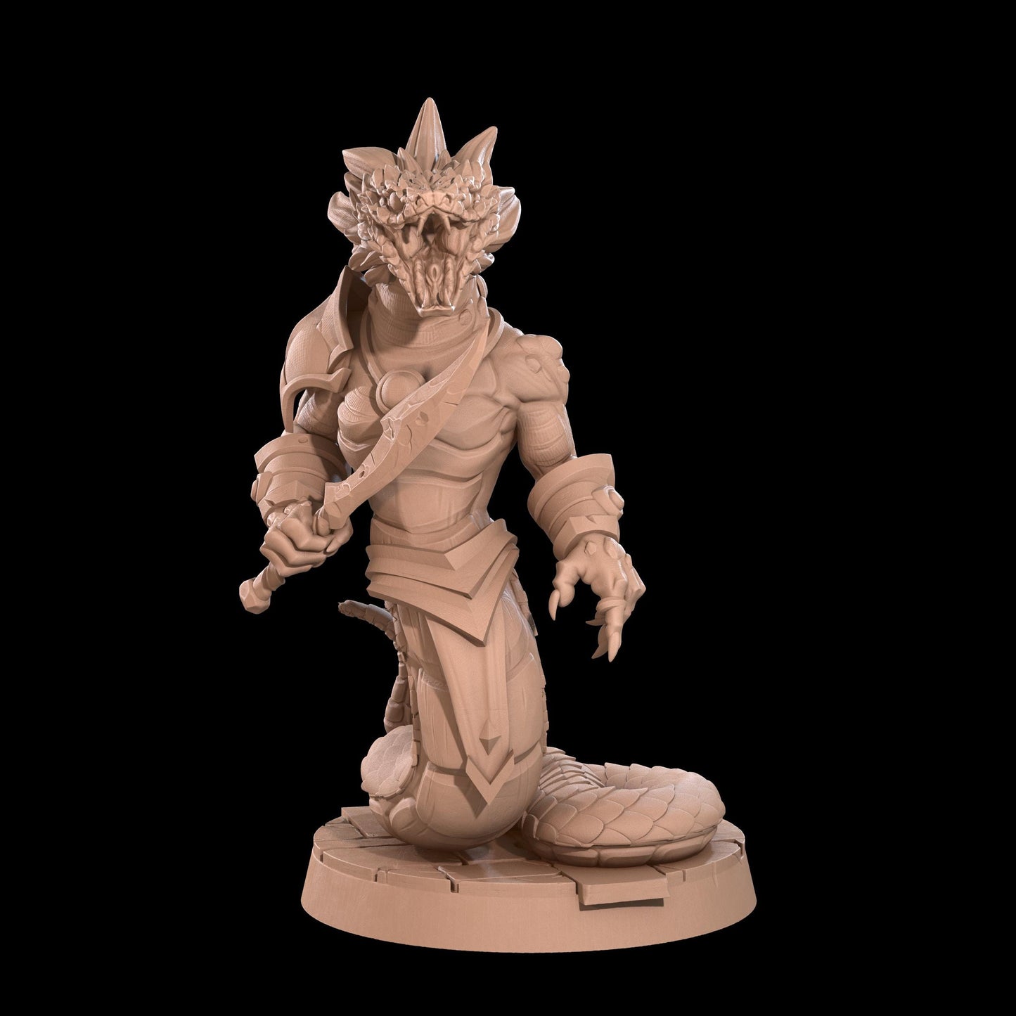 Yuan-ti Miniature (2 Variations) - Bite the Bullet - 28mm / 32mm / 36mm