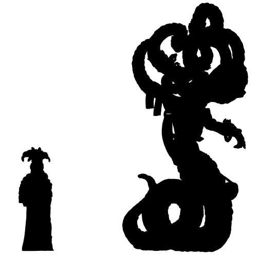 Yuan-ti Anathema Miniature - Bite the Bullet - 28mm / 32mm / 36mm