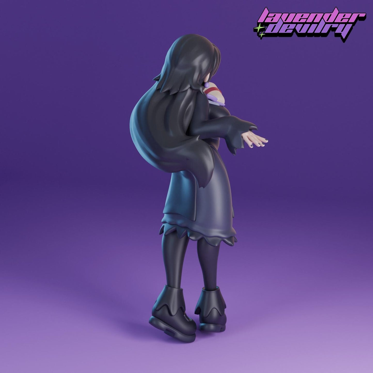 Hex Maniac Milk Vendor Miniature - 28mm / 32mm / 36mm / 75mm - Lavender Devilry - Resin Printed Figure for D&D, TTRPGs and Board Games