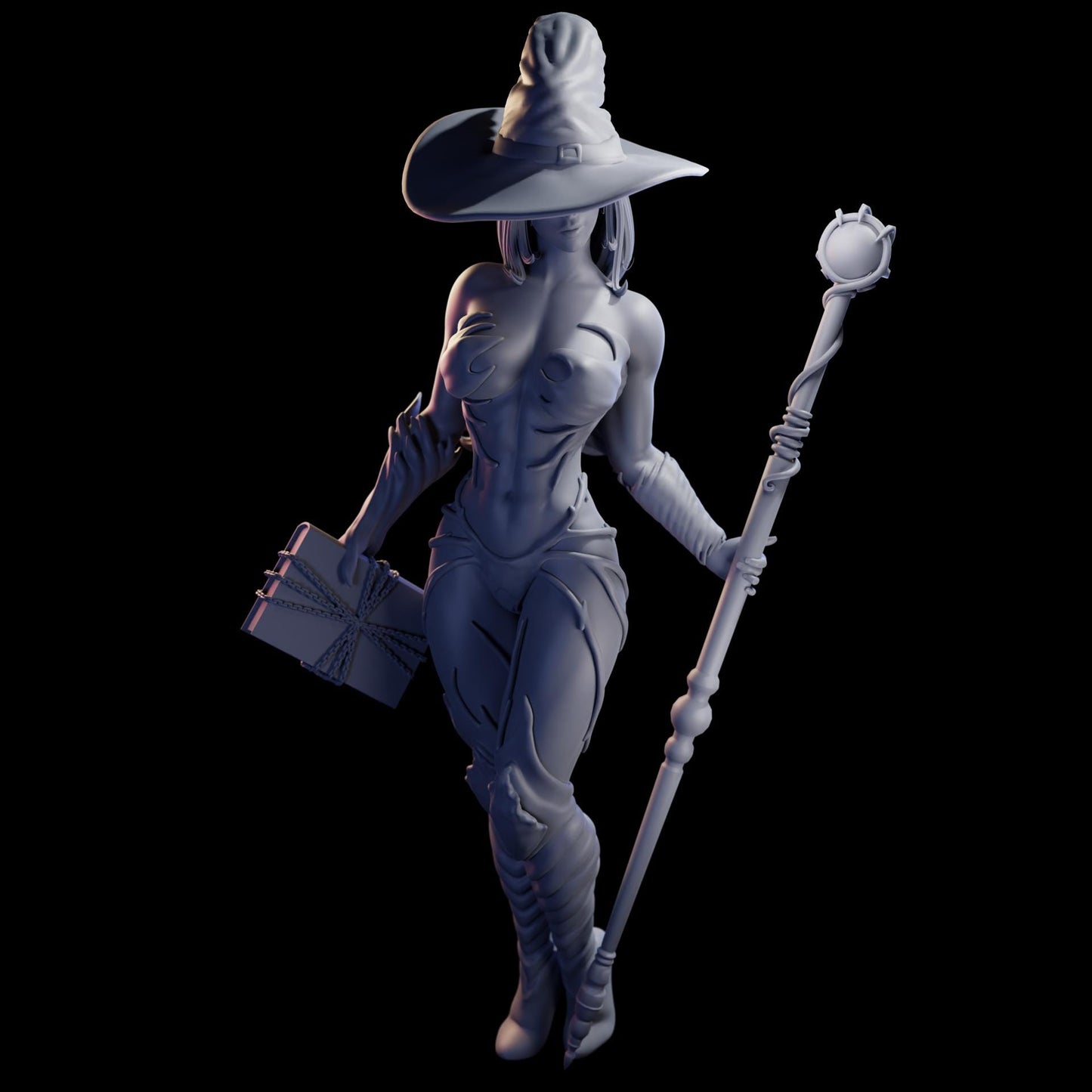 Witch of Desire Aris Miniature - 28mm / 32mm / 36mm / 75mm - Standard & NSFW Variations - QB Works