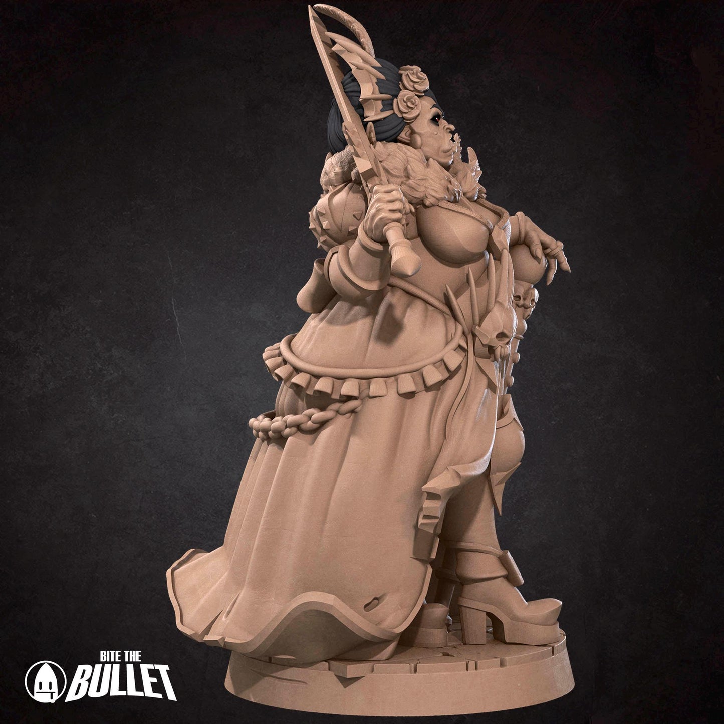 Vampire Countess Miniature - 28mm / 32mm / 36mm - Bite the Bullet - Resin Printed Figure for D&D, TTRPGs, and Board Games
