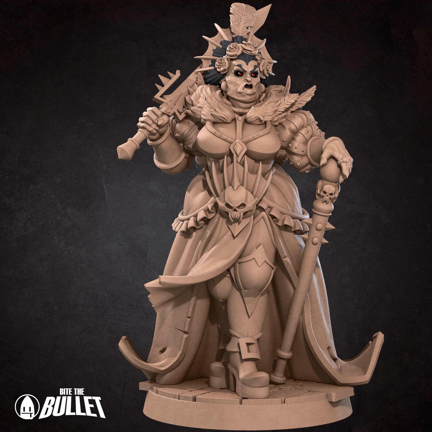 Vampire Countess Miniature - 28mm / 32mm / 36mm - Bite the Bullet - Resin Printed Figure for D&D, TTRPGs, and Board Games