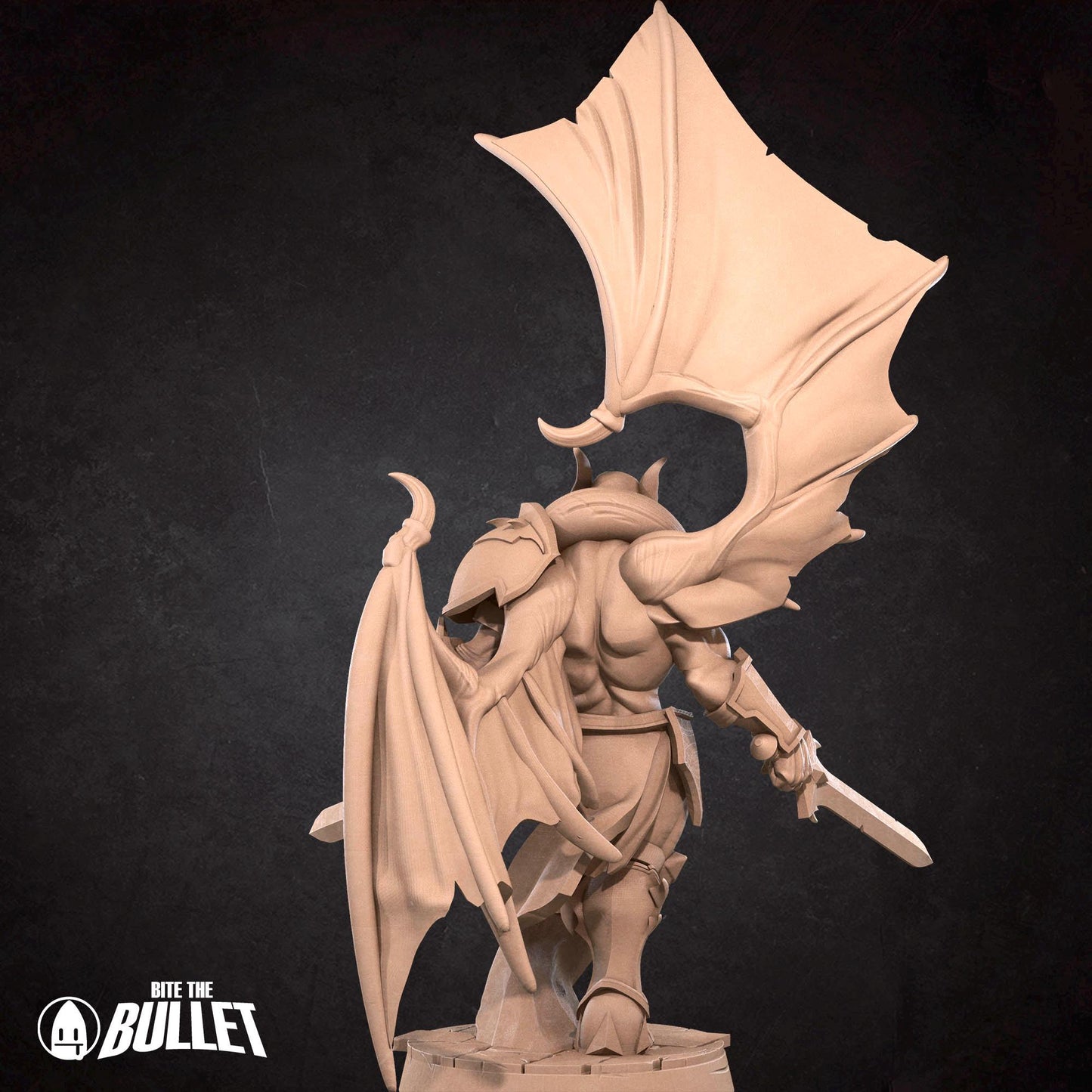 Vampire Fighter Miniature - 28mm / 32mm / 36mm - Bite the Bullet - Resin Printed Figure for D&D, TTRPGs, and Board Games