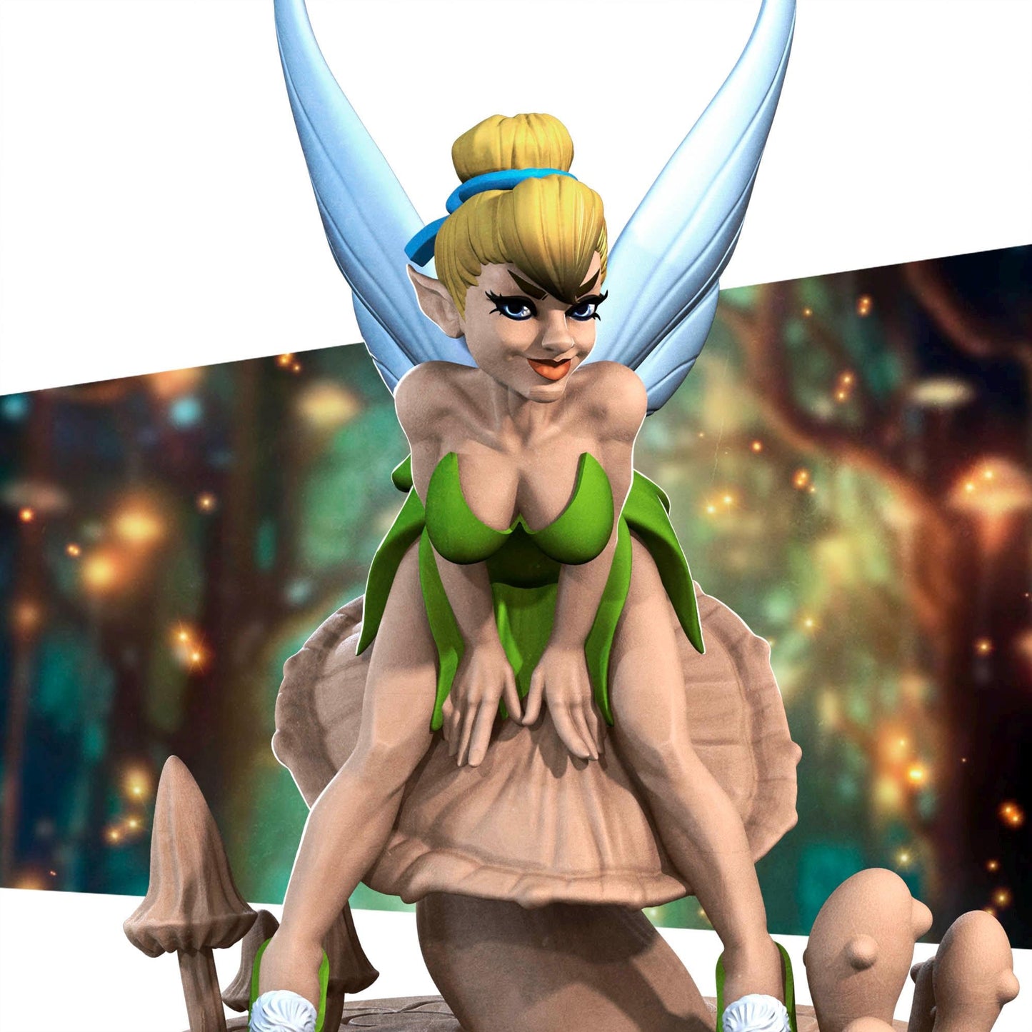 Exotic Pixie Wendy Miniature - 28mm / 32mm / 36mm - Standard and NSFW - Bite the Bullet - Resin Printed Figure for D&D, TTRPGs, Board Games