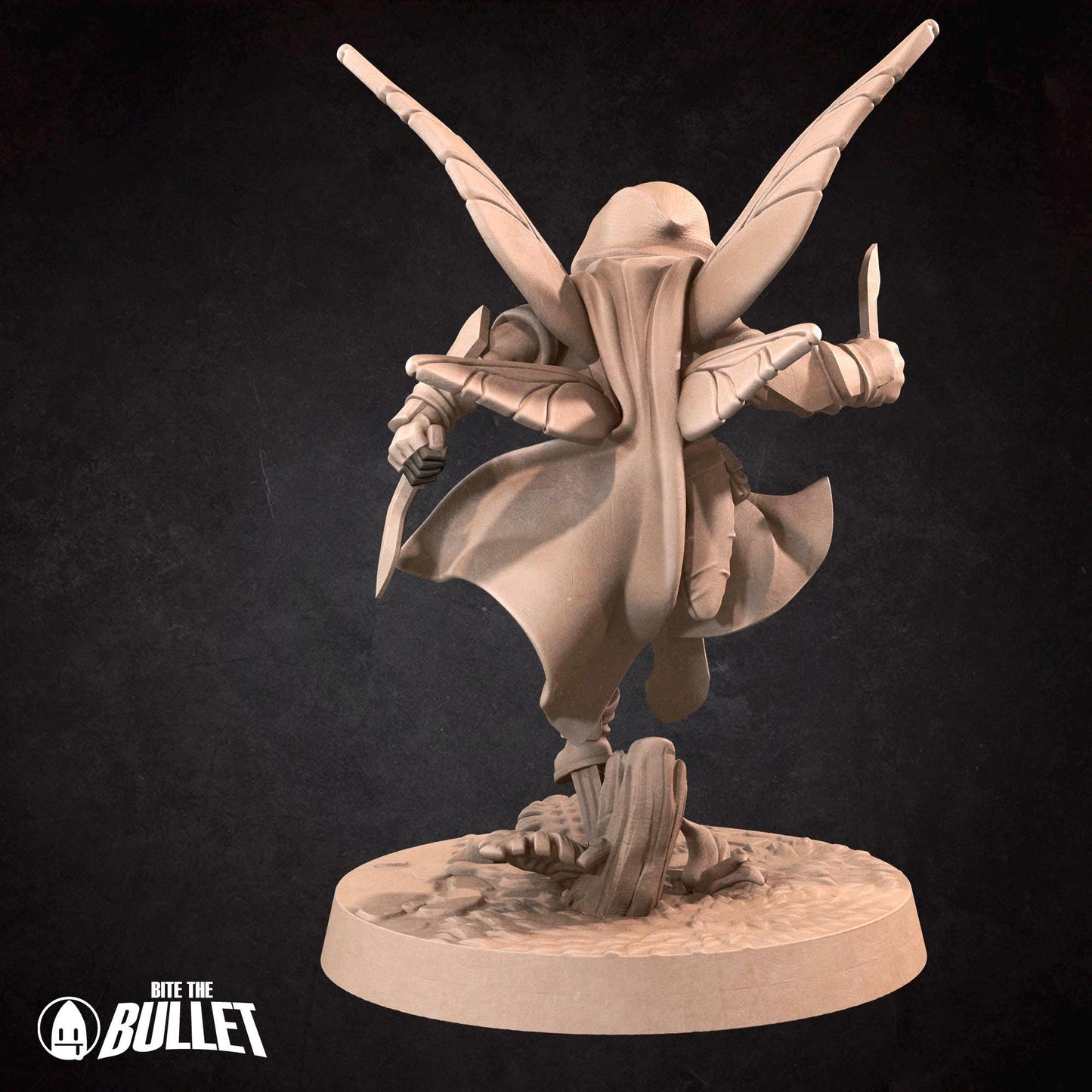 Pixie Rogue Miniature - 28mm / 32mm / 36mm - Bite the Bullet - Resin Printed Figure for D&D, TTRPGs, and Board Games