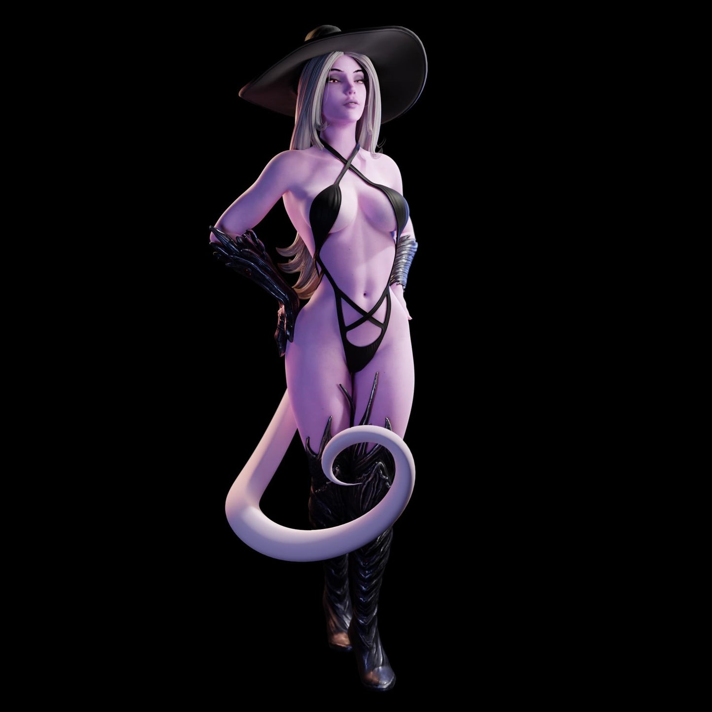 Witch of Desire Irys Miniature - 28mm / 32mm / 36mm / 75mm - Standard & NSFW Variations - QB Works