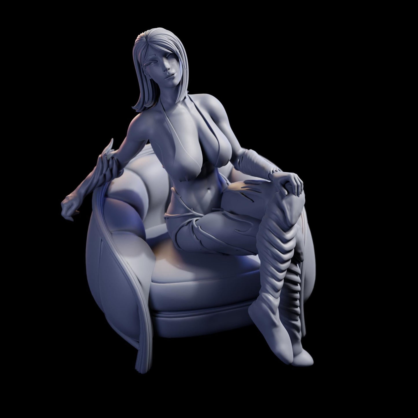 Witch of Desire Lira Miniature - 28mm / 32mm / 36mm / 75mm - Standard & NSFW Variations - QB Works