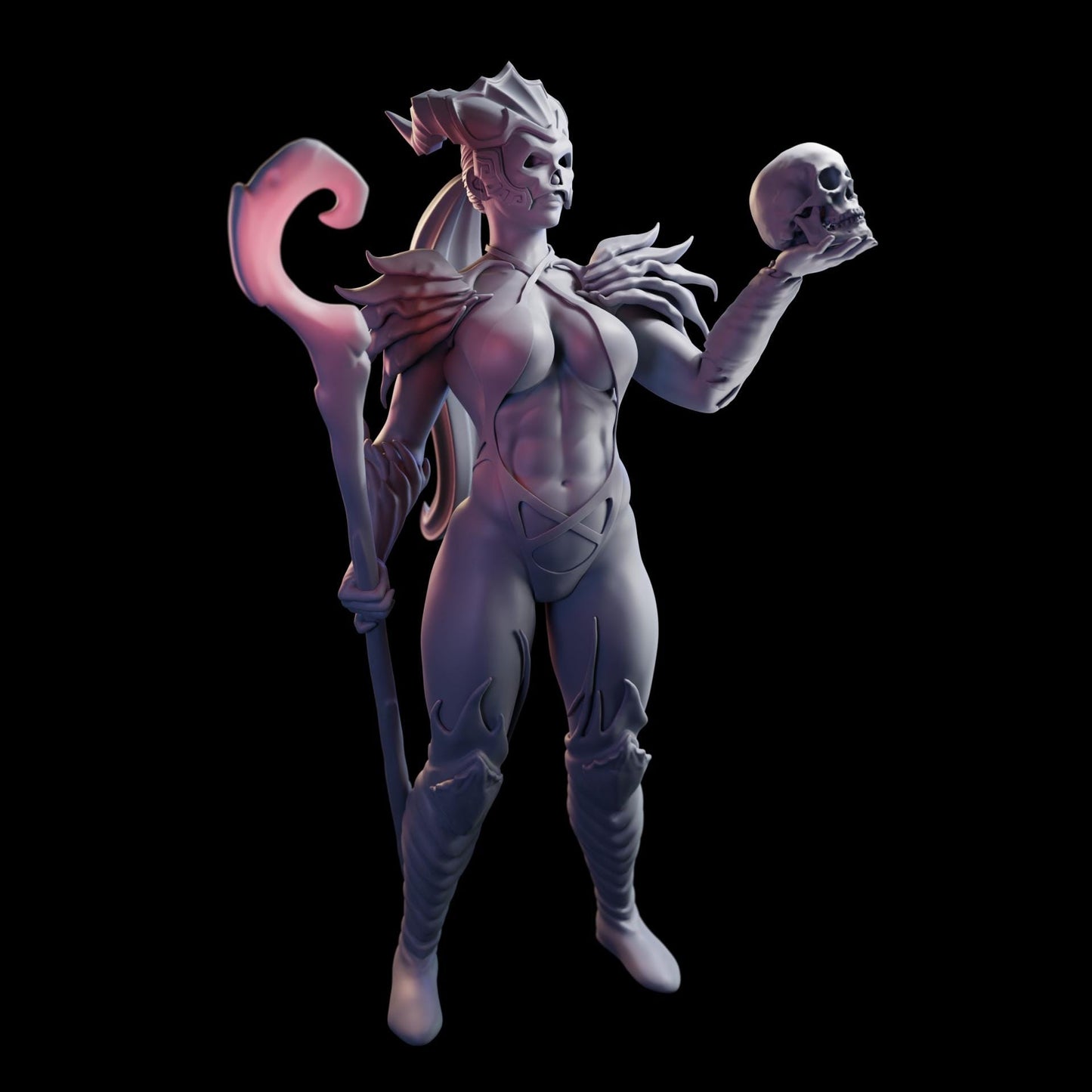 Witch of Desire Oryn Miniature - 28mm / 32mm / 36mm / 75mm - Standard & NSFW Variations - QB Works