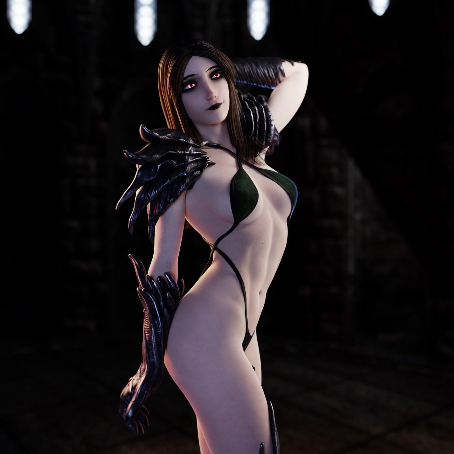 Witch of Desire Vesper Miniature - 28mm / 32mm / 36mm / 75mm - Standard & NSFW Variations - QB Works