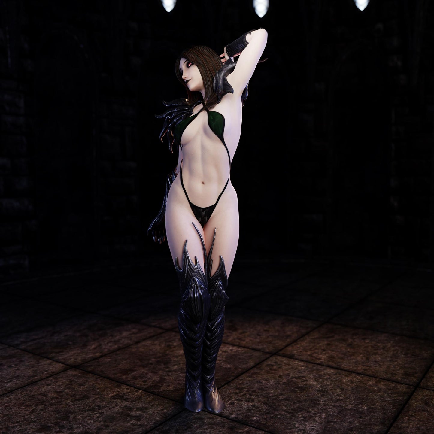 Witch of Desire Vesper Miniature - 28mm / 32mm / 36mm / 75mm - Standard & NSFW Variations - QB Works