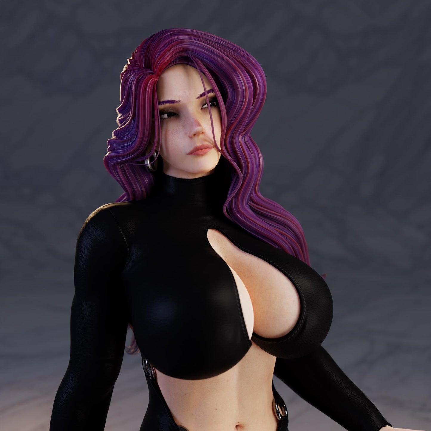 Shadow Assassin Miniature - 28mm / 32mm / 36mm / 75mm - Standard & NSFW Variations - QB Works