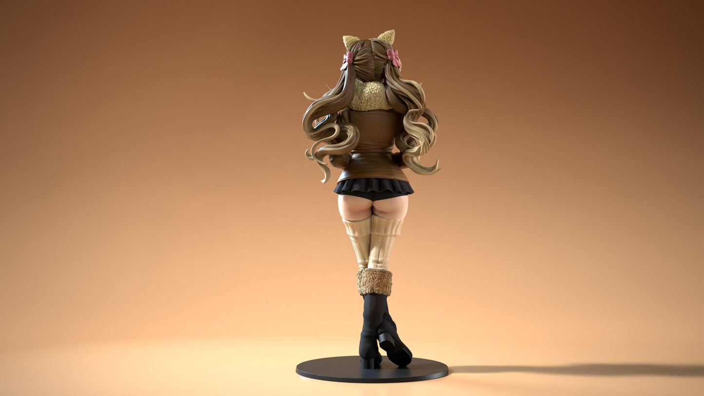 Waifumon Eva Figure - 160mm - Standard, Shiny, and NSFW Variations - Resin Printed - Siryll Art