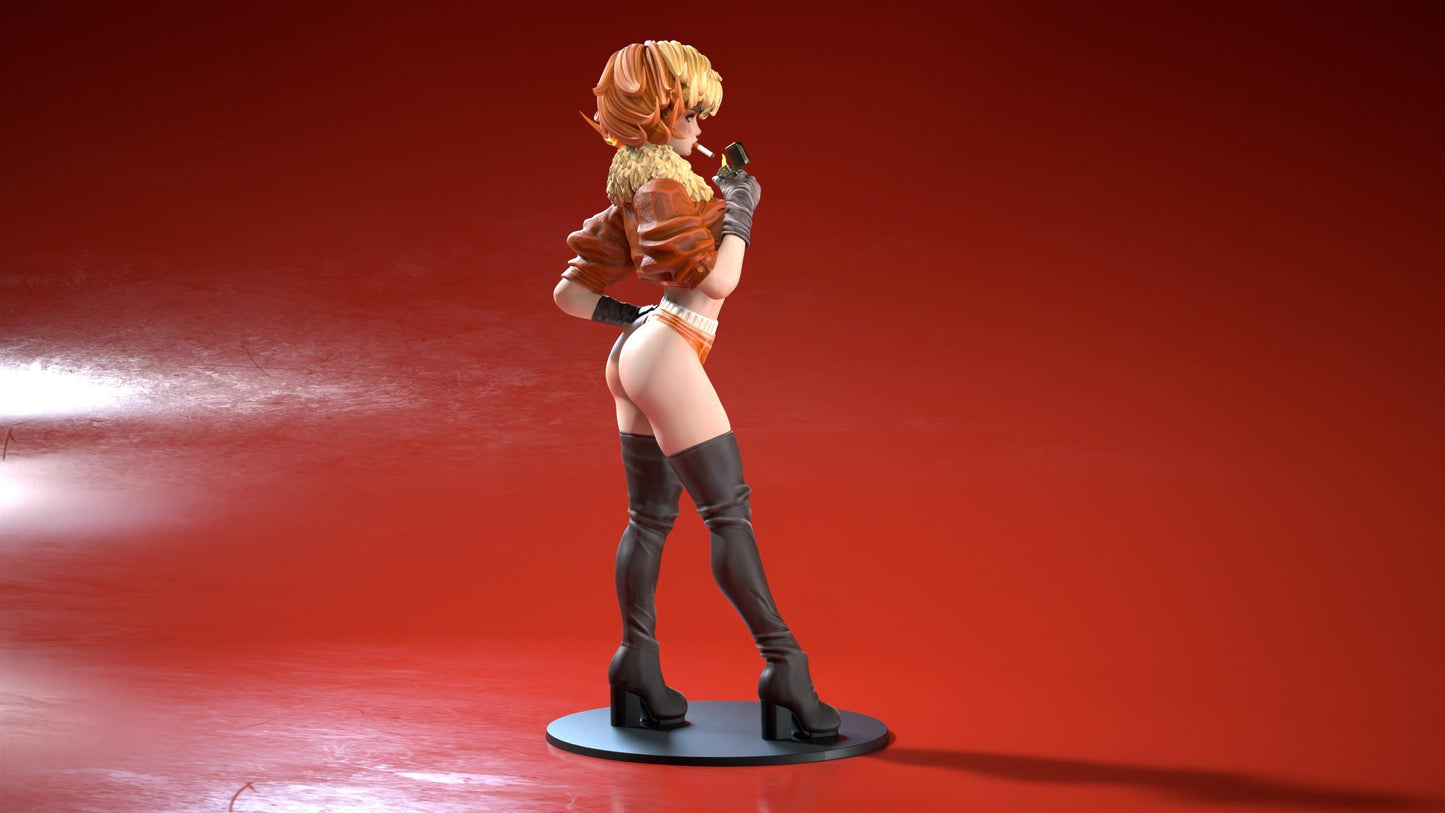 Waifumon Flarya Figure - 160mm - Standard and NSFW Variations - Resin Printed - Siryll Art