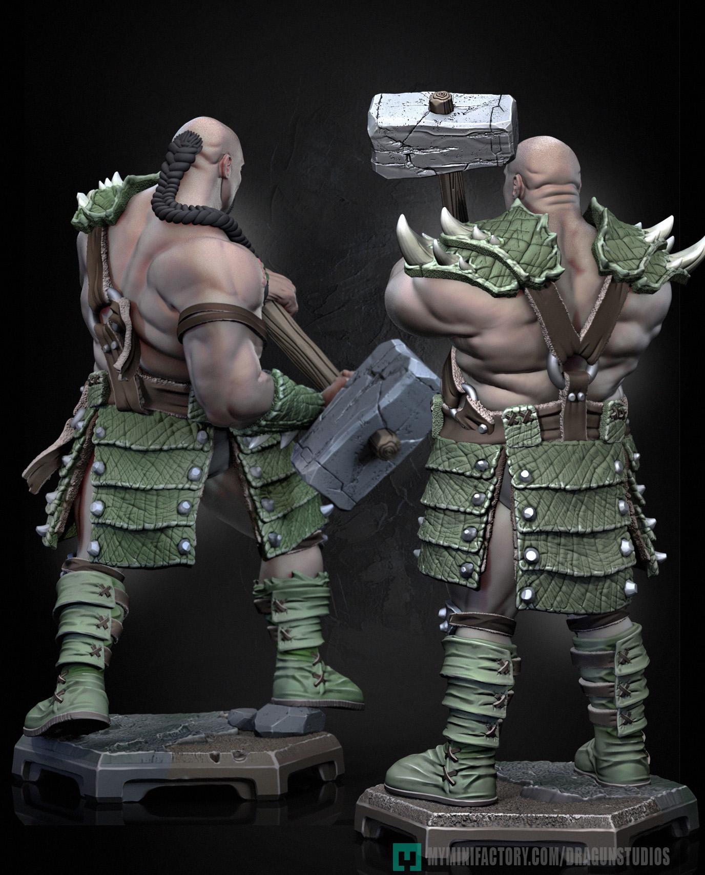 Bad Brothers Miniatures - 55mm Height / 90mm Height - DraGun Studios