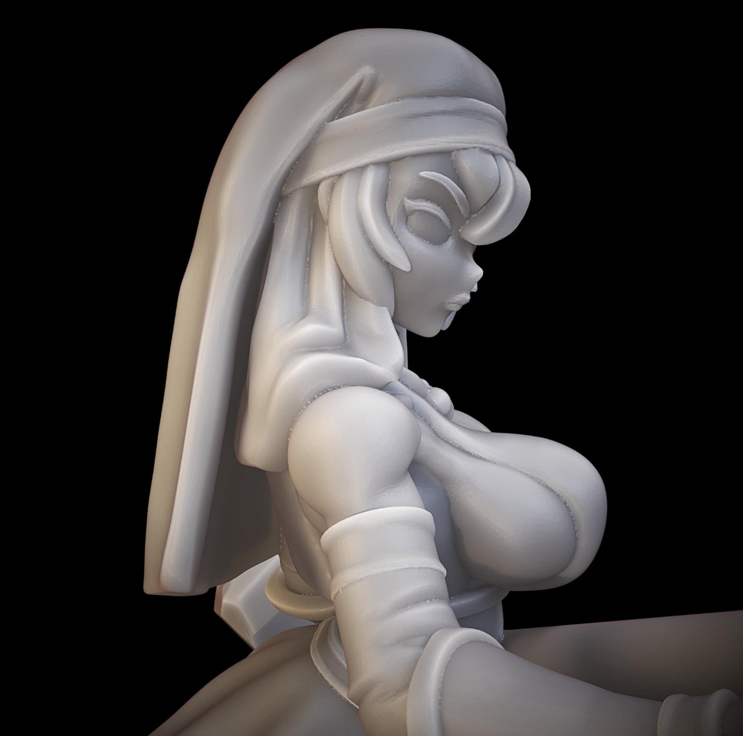 Heartbreaker Cleric Miniature - 28mm / 32mm / 36mm - Juancho's Minis - Resin Printed Figure for D&D, TTRPGs, and Board Games