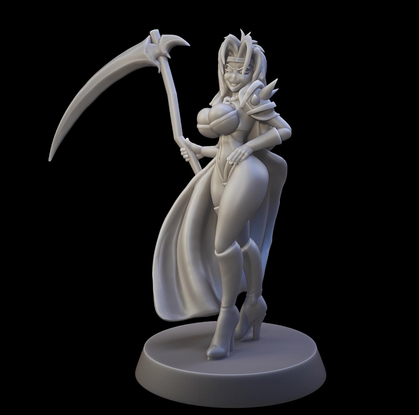 Heartbreaker Necromancer Miniature - 28mm / 32mm / 36mm - Juancho's Minis - Resin Printed Figure for D&D, TTRPGs, and Board Games