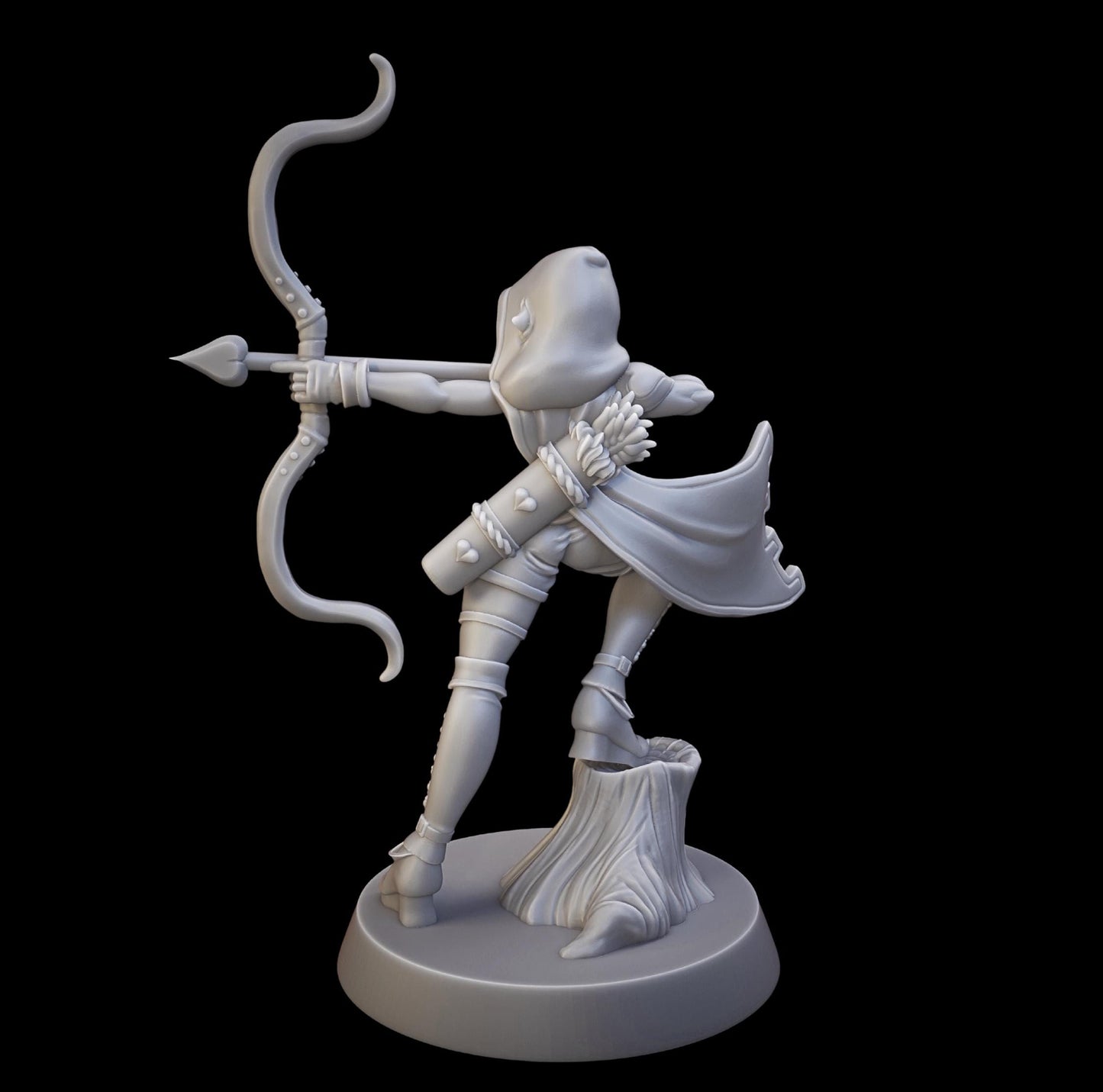 Heartbreaker Ranger Miniature - 28mm / 32mm / 36mm - Juancho's Minis - Resin Printed Figure for D&D, TTRPGs, and Board Games