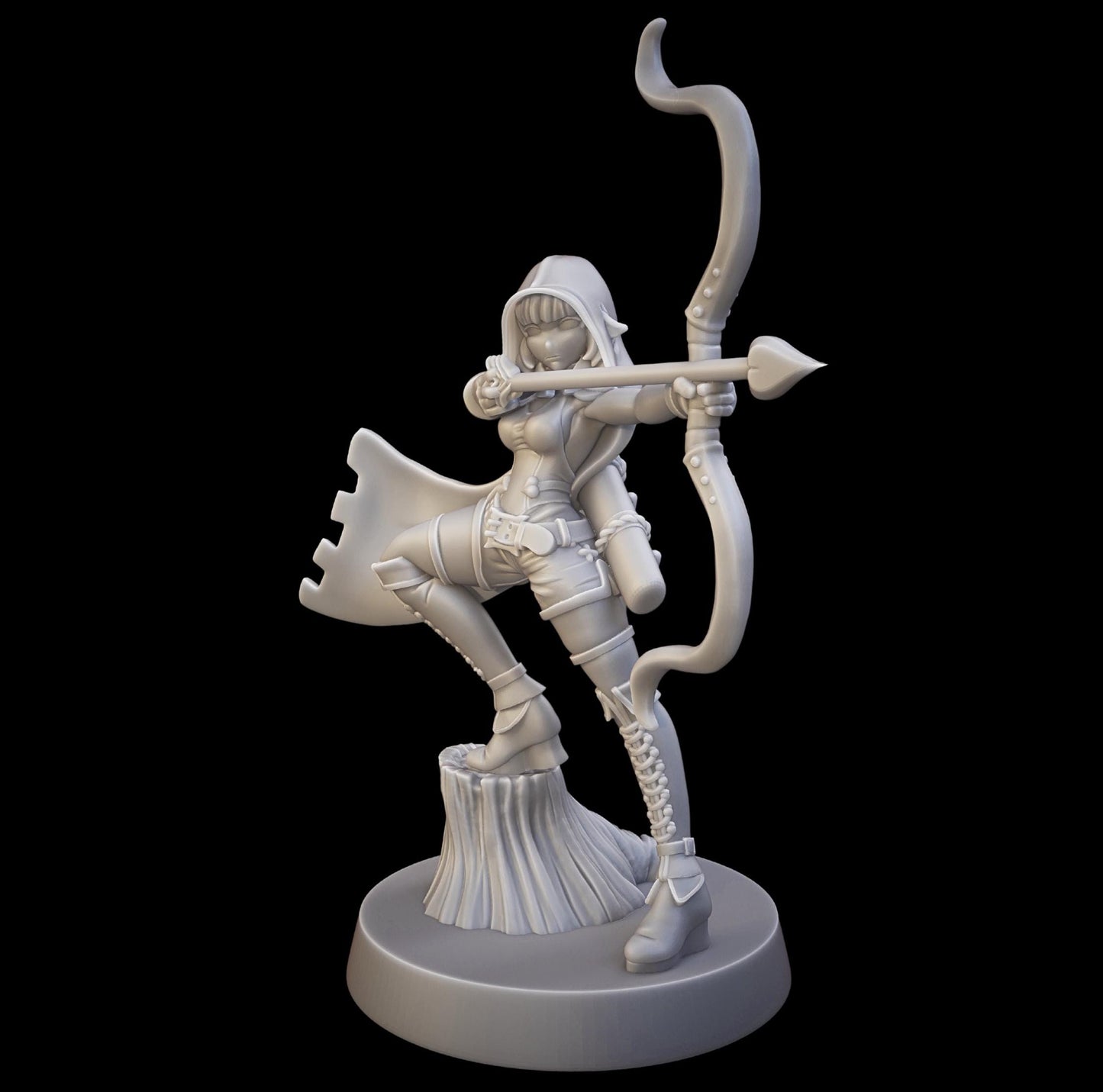 Heartbreaker Ranger Miniature - 28mm / 32mm / 36mm - Juancho's Minis - Resin Printed Figure for D&D, TTRPGs, and Board Games
