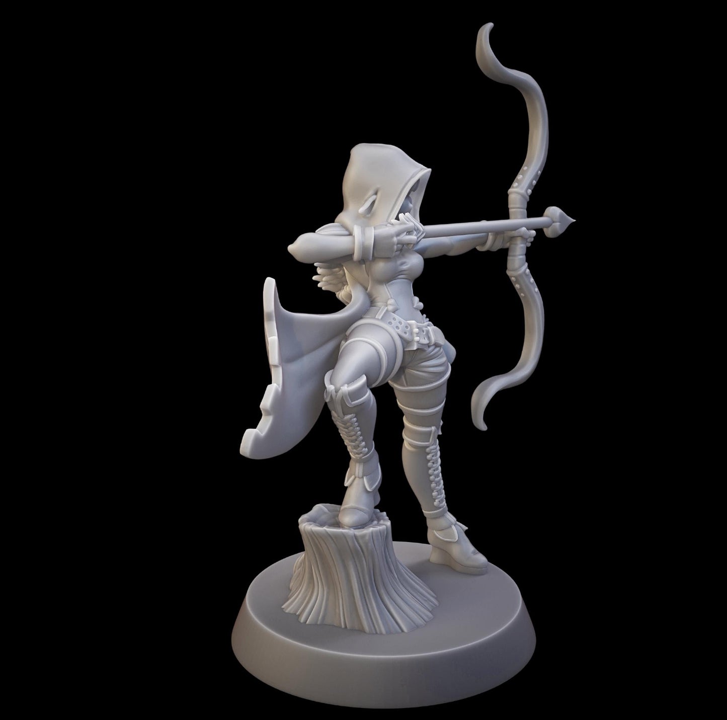 Heartbreaker Ranger Miniature - 28mm / 32mm / 36mm - Juancho's Minis - Resin Printed Figure for D&D, TTRPGs, and Board Games