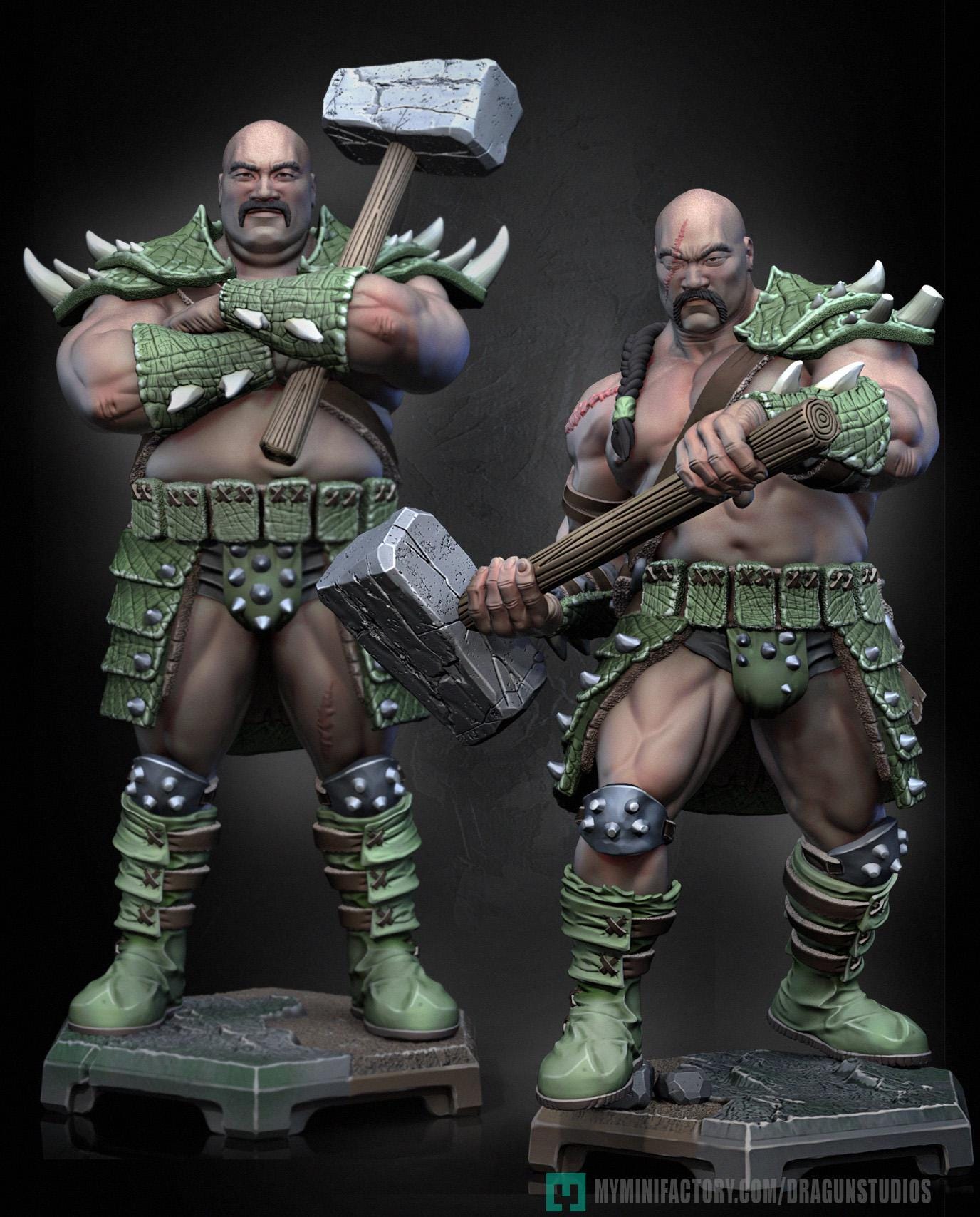 Bad Brothers Miniatures - 55mm Height / 90mm Height - DraGun Studios