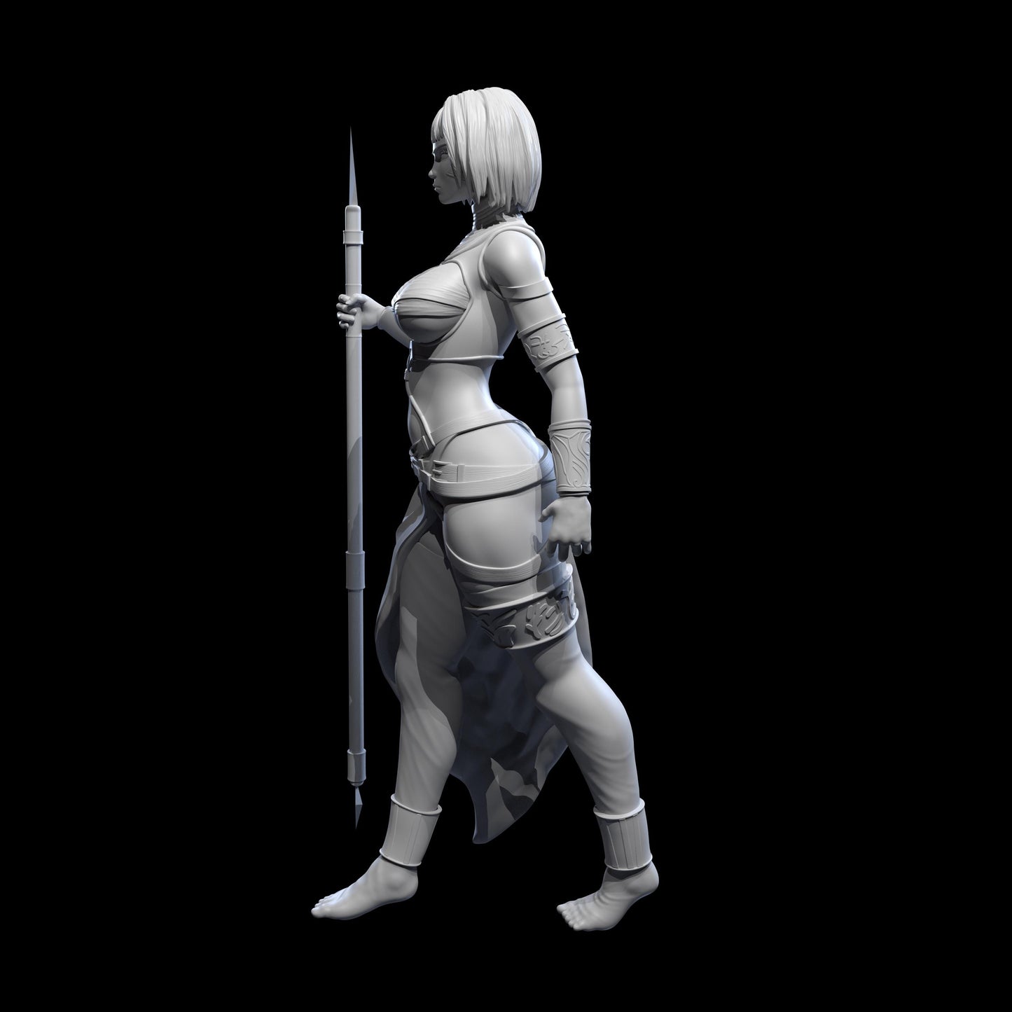 Tahira Stormborn Miniature - 28mm / 32mm / 36mm - Standard & NSFW Variations - Lily's Minis - Resin Printed Miniature