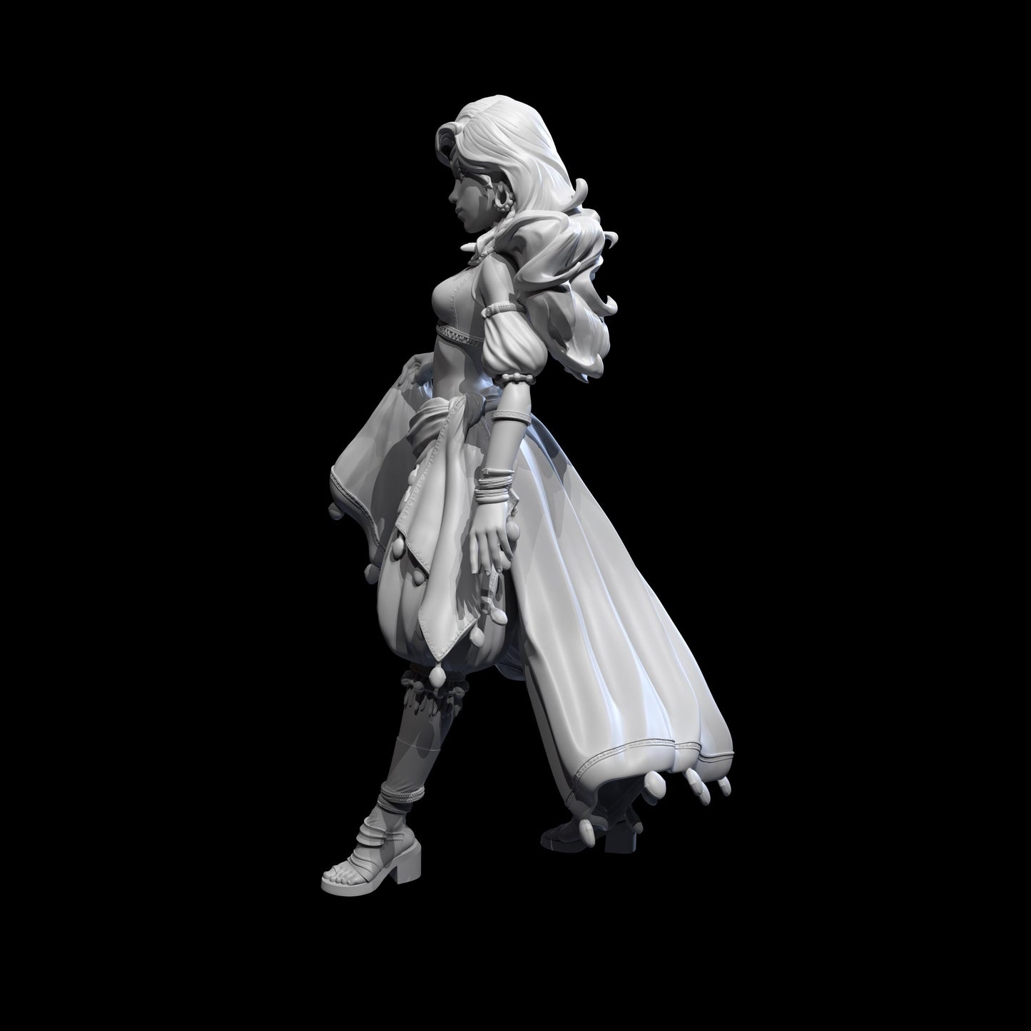 Yasmin Sunflare Miniature - 28mm / 32mm / 36mm - Standard & NSFW Variations - Lily's Minis - Resin Printed Miniature