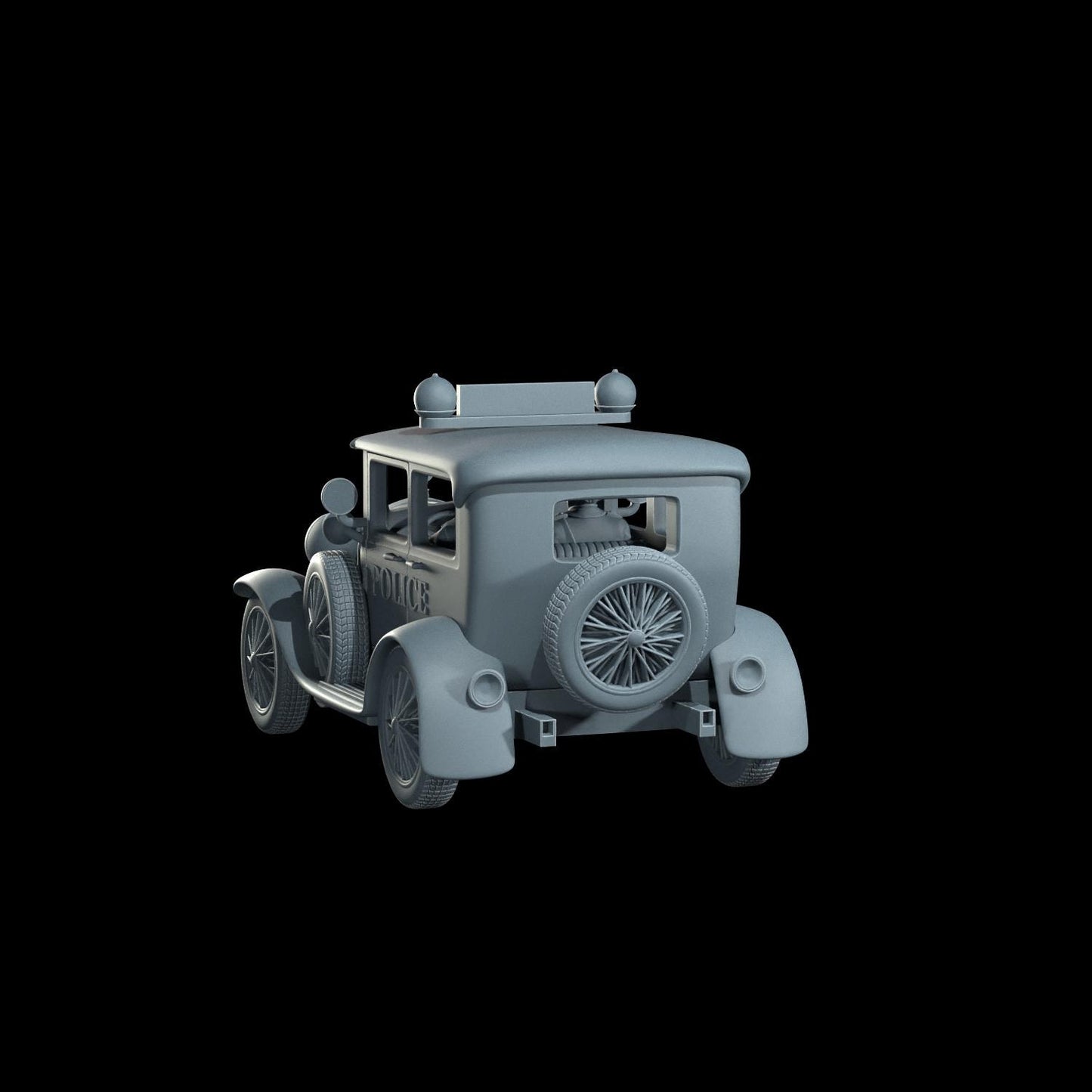Fjord Police Vehicle Miniature - 28mm / 32mm / 36mm - Civilian & Police Variations - Cosmondo