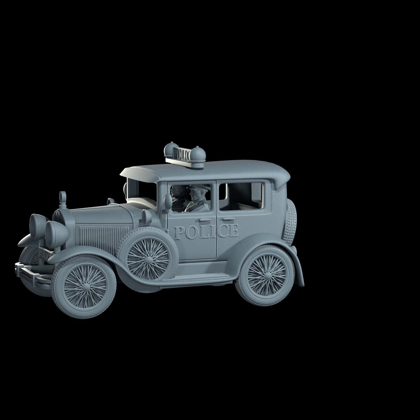 Fjord Police Vehicle Miniature - 28mm / 32mm / 36mm - Civilian & Police Variations - Cosmondo