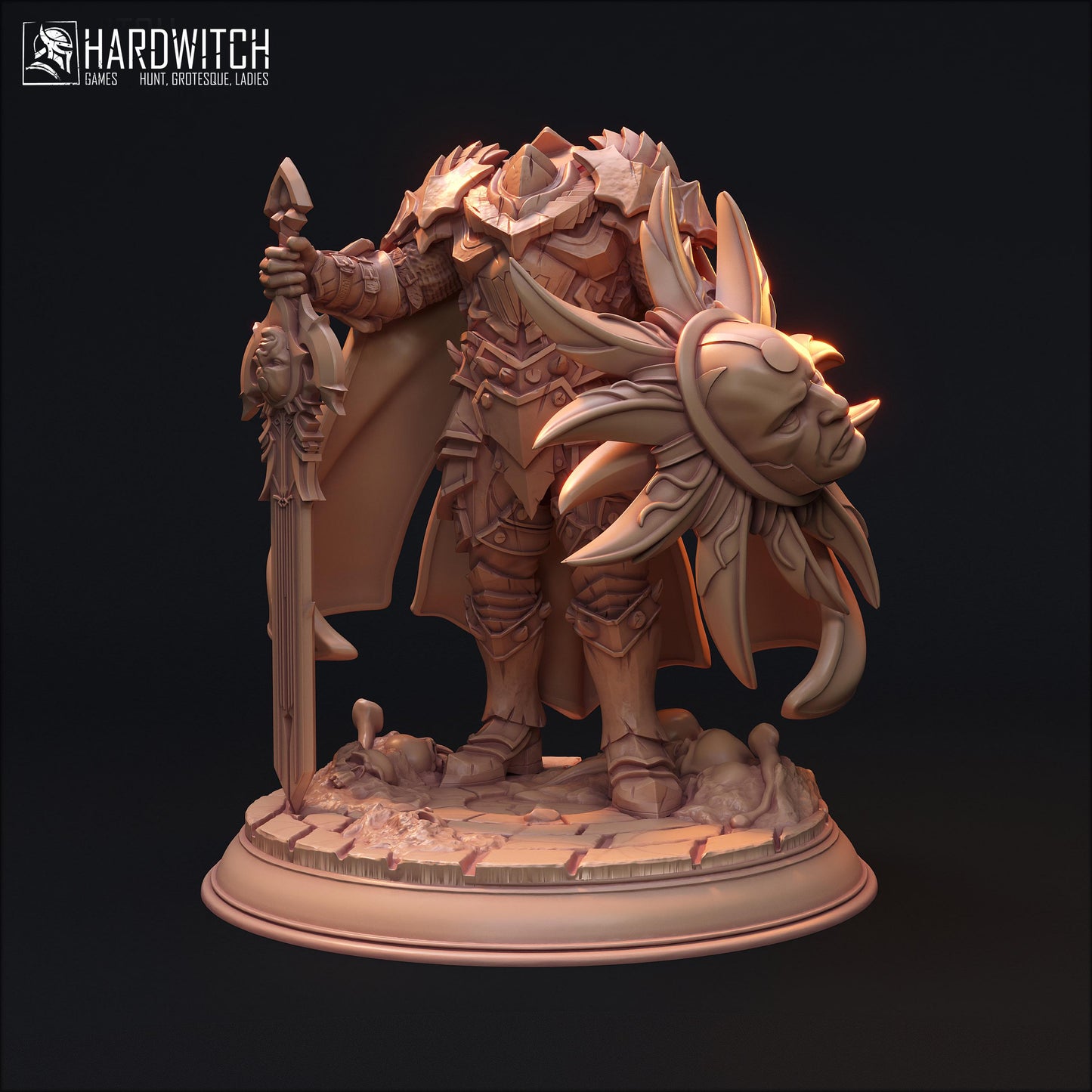 Strom Lar'x Miniature - 28mm / 32mm / 36mm - HardWitch Games - Resin Printed Figure for D&D, TTRPGs, and Board Games