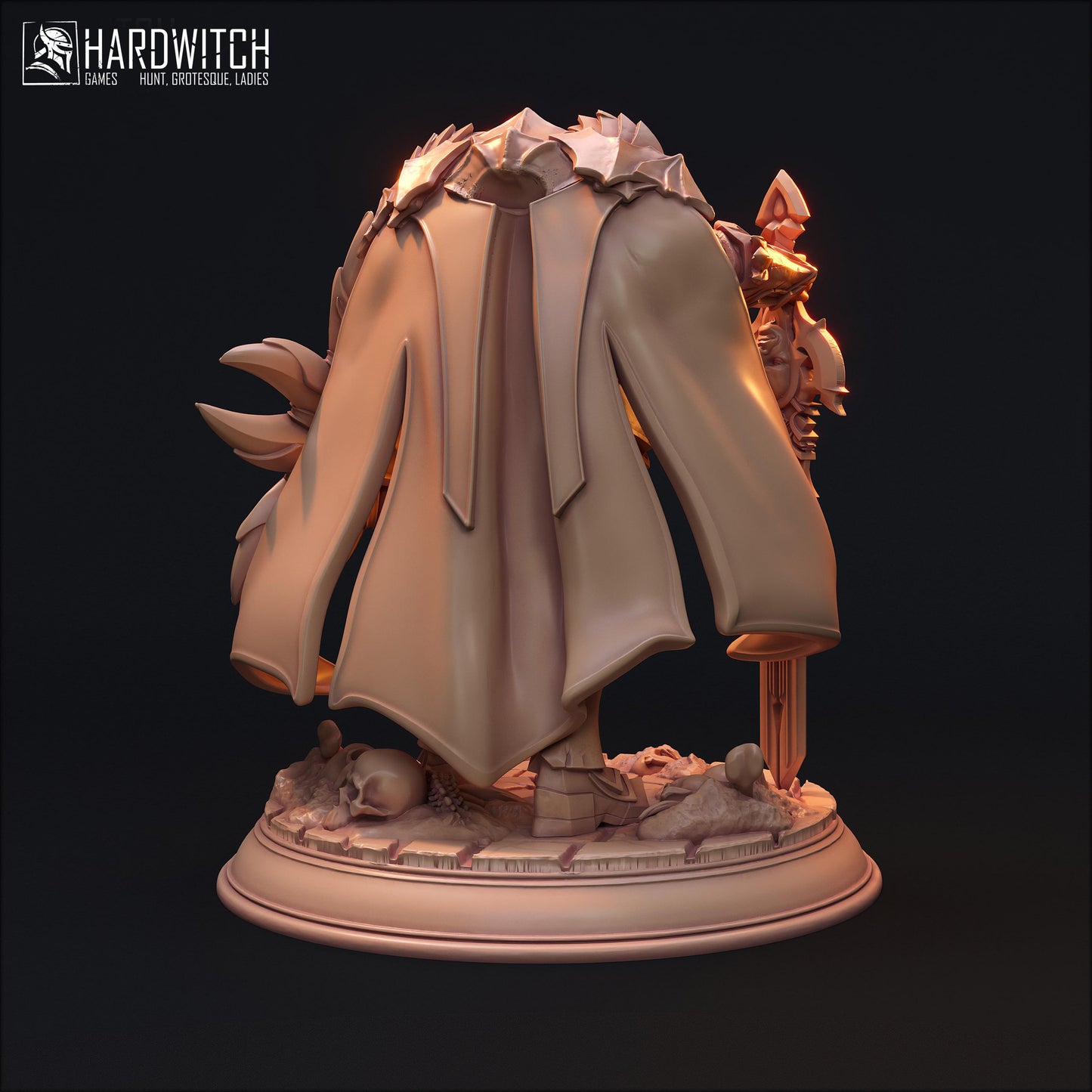 Strom Lar'x Miniature - 28mm / 32mm / 36mm - HardWitch Games - Resin Printed Figure for D&D, TTRPGs, and Board Games