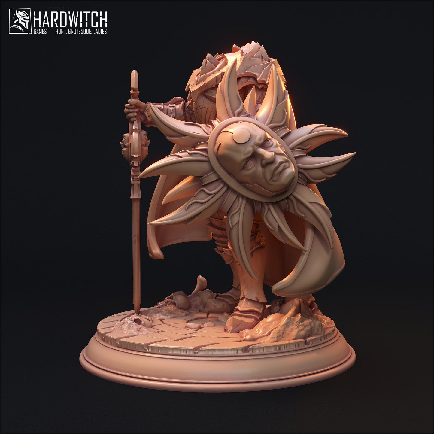 Strom Lar'x Miniature - 28mm / 32mm / 36mm - HardWitch Games - Resin Printed Figure for D&D, TTRPGs, and Board Games