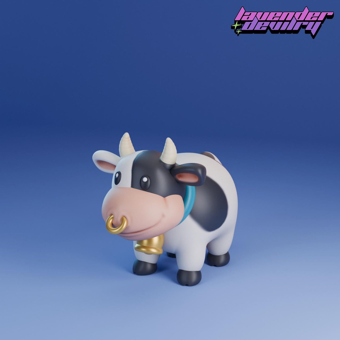 Moomoo Figurine - 75mm - 4 Variations - Lavender Devilry - Resin Printed Figure for D&D, TTRPGs and Board Games