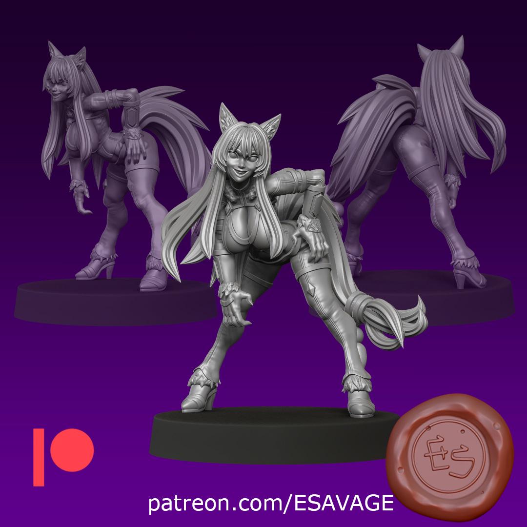Delta Miniature - 28mm / 32mm / 36mm / 75mm - Ethan Savage Studios - Resin Printed Figure for D&D, TTRPGs, and Board Games